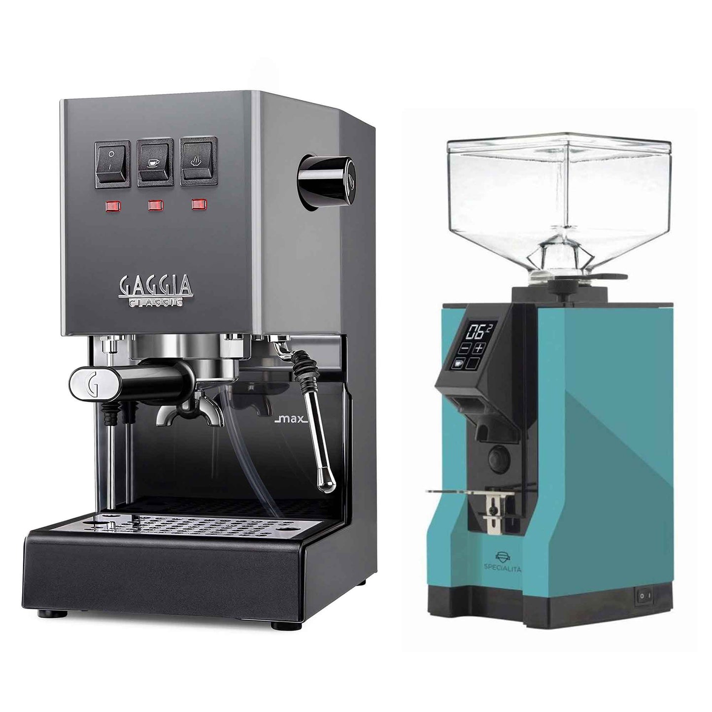 New - Gaggia Classic Evo Pro & Eureka Mignon Specialita Espresso Machine Package