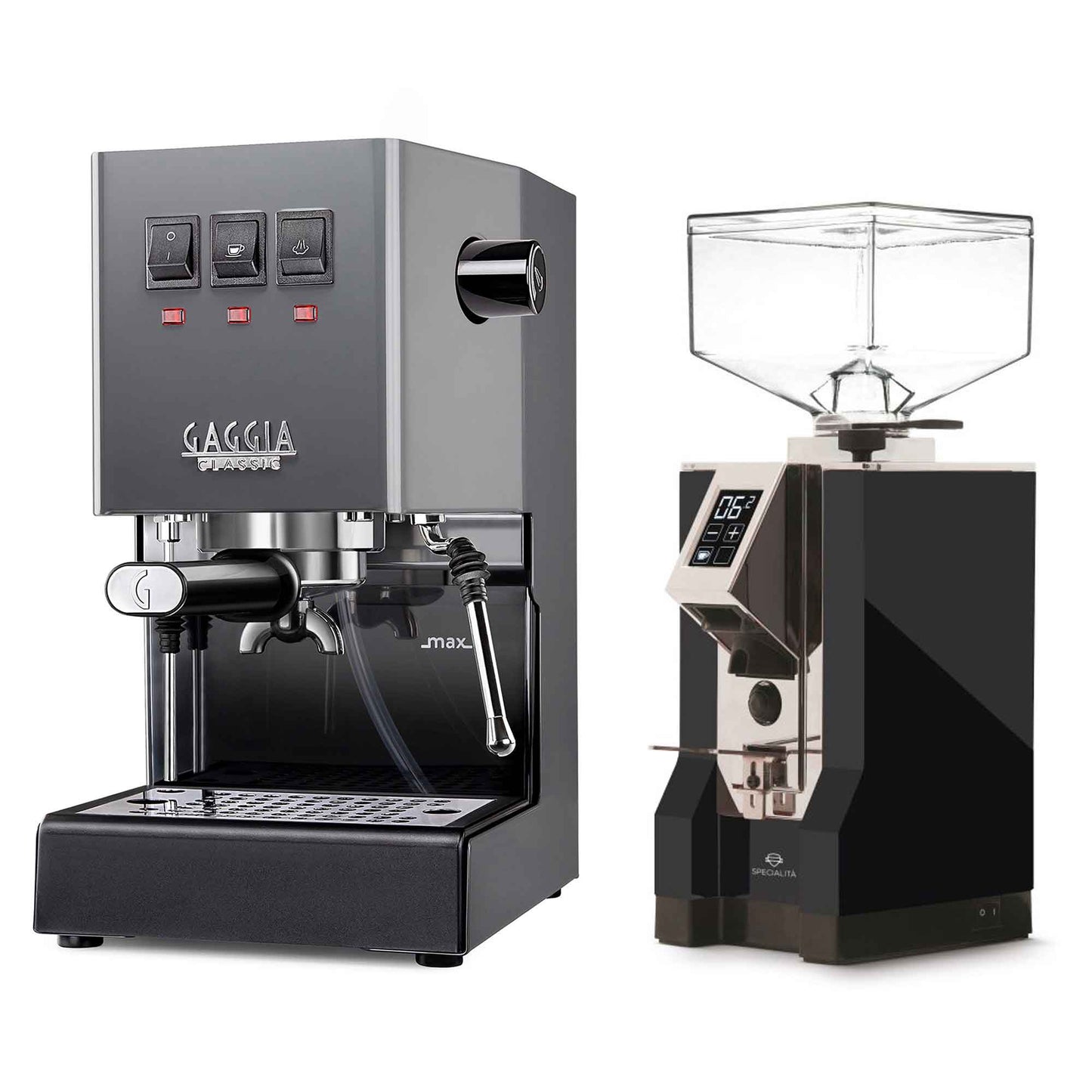 New - Gaggia Classic Evo Pro & Eureka Mignon Specialita Espresso Machine Package