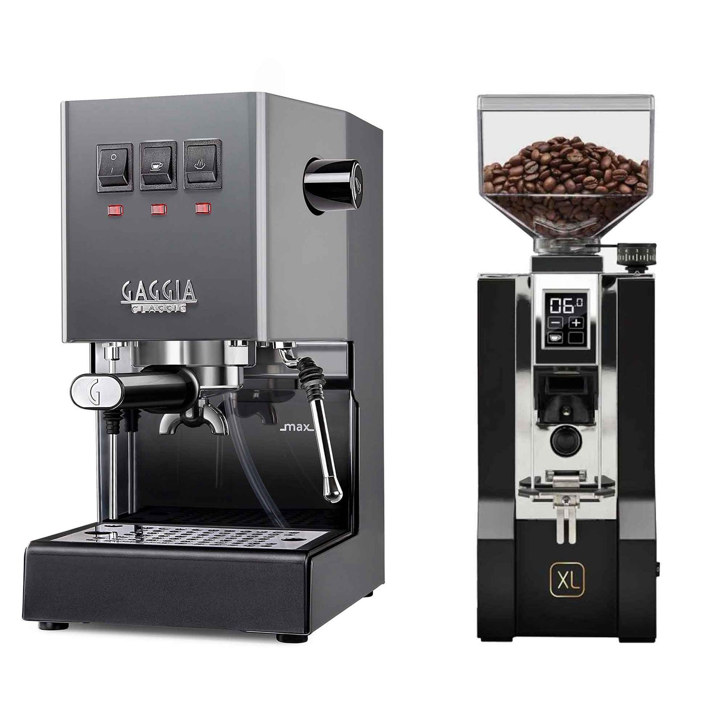 New - Gaggia Classic Evo Pro & Eureka Mignon XL Espresso Machine Package