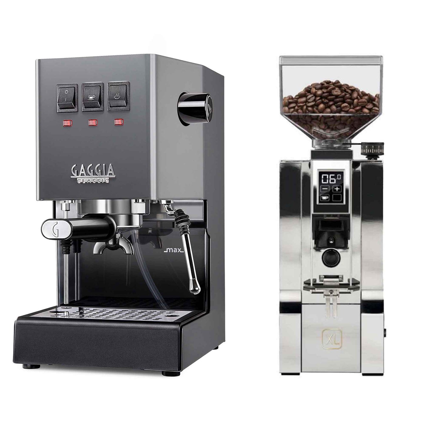 New - Gaggia Classic Evo Pro & Eureka Mignon XL Espresso Machine Package