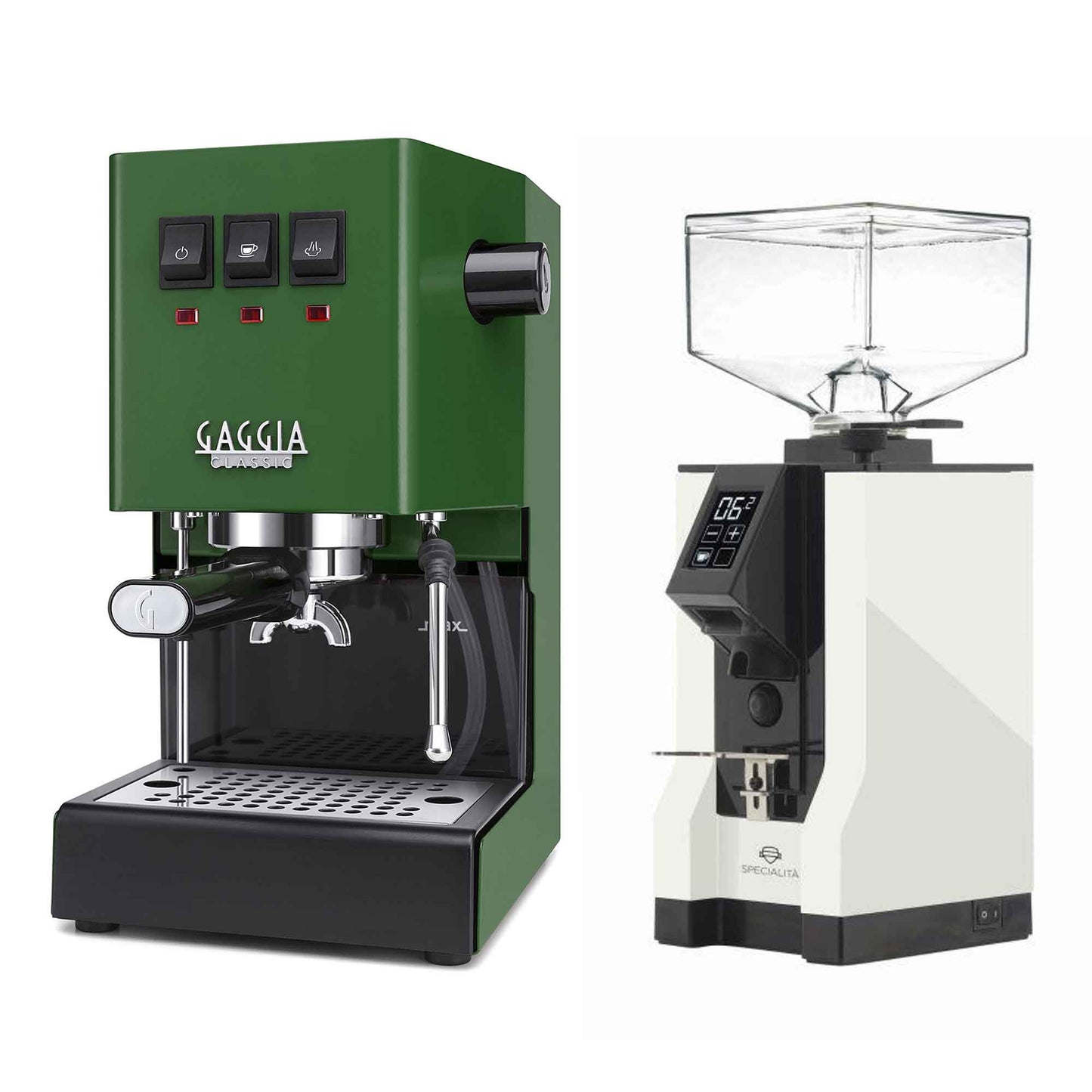 New - Gaggia Classic Evo Pro & Eureka Mignon Specialita Espresso Machine Package