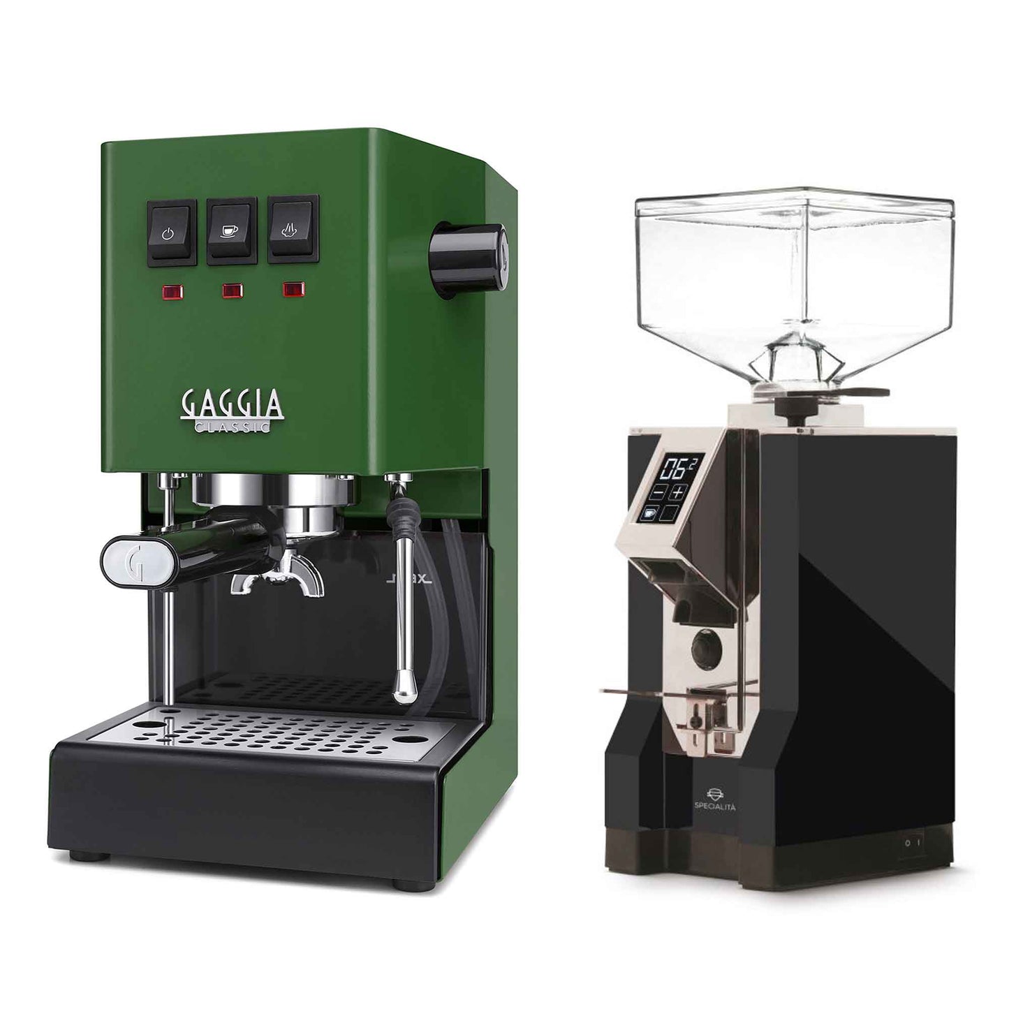 New - Gaggia Classic Evo Pro & Eureka Mignon Specialita Espresso Machine Package