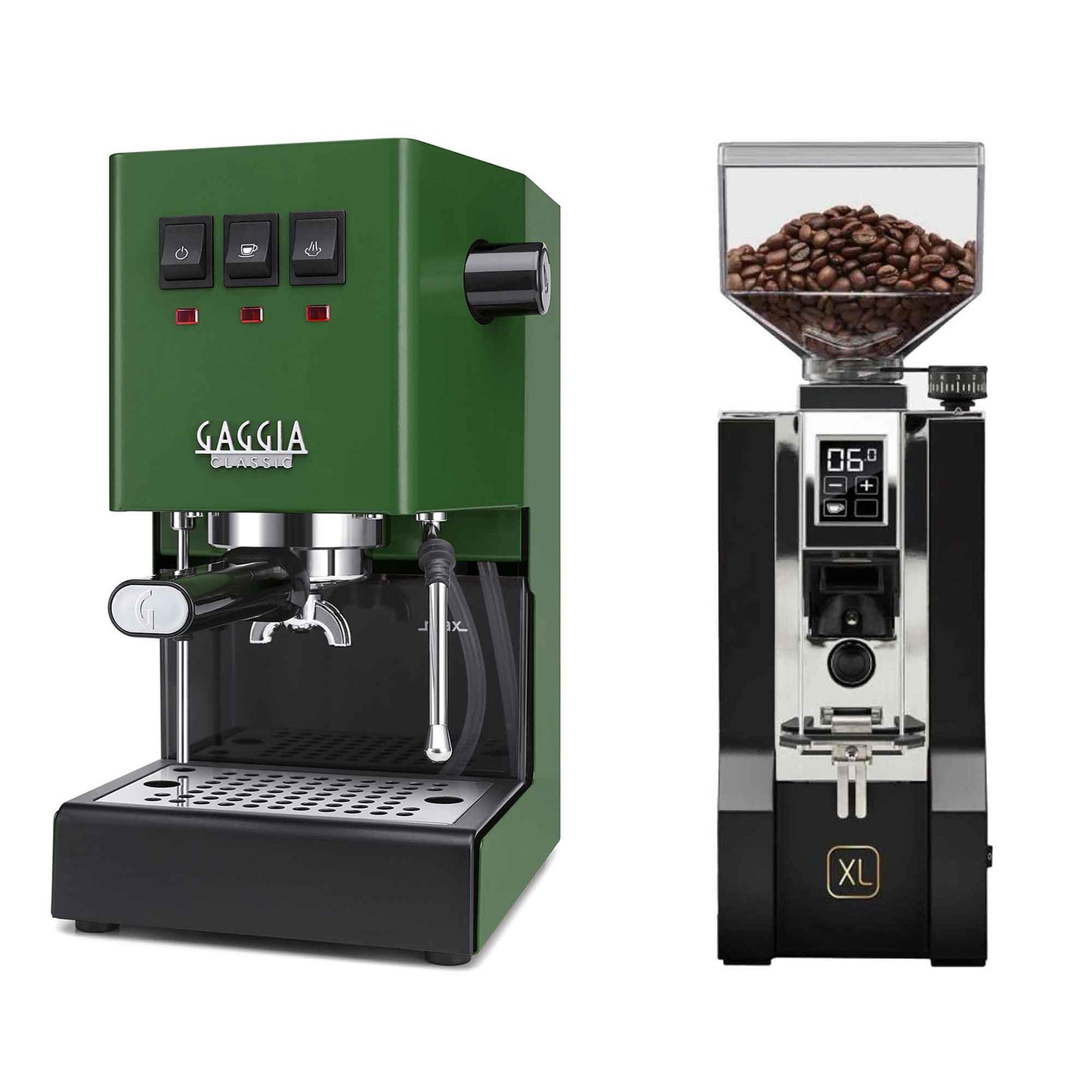 New - Gaggia Classic Evo Pro & Eureka Mignon XL Espresso Machine Package