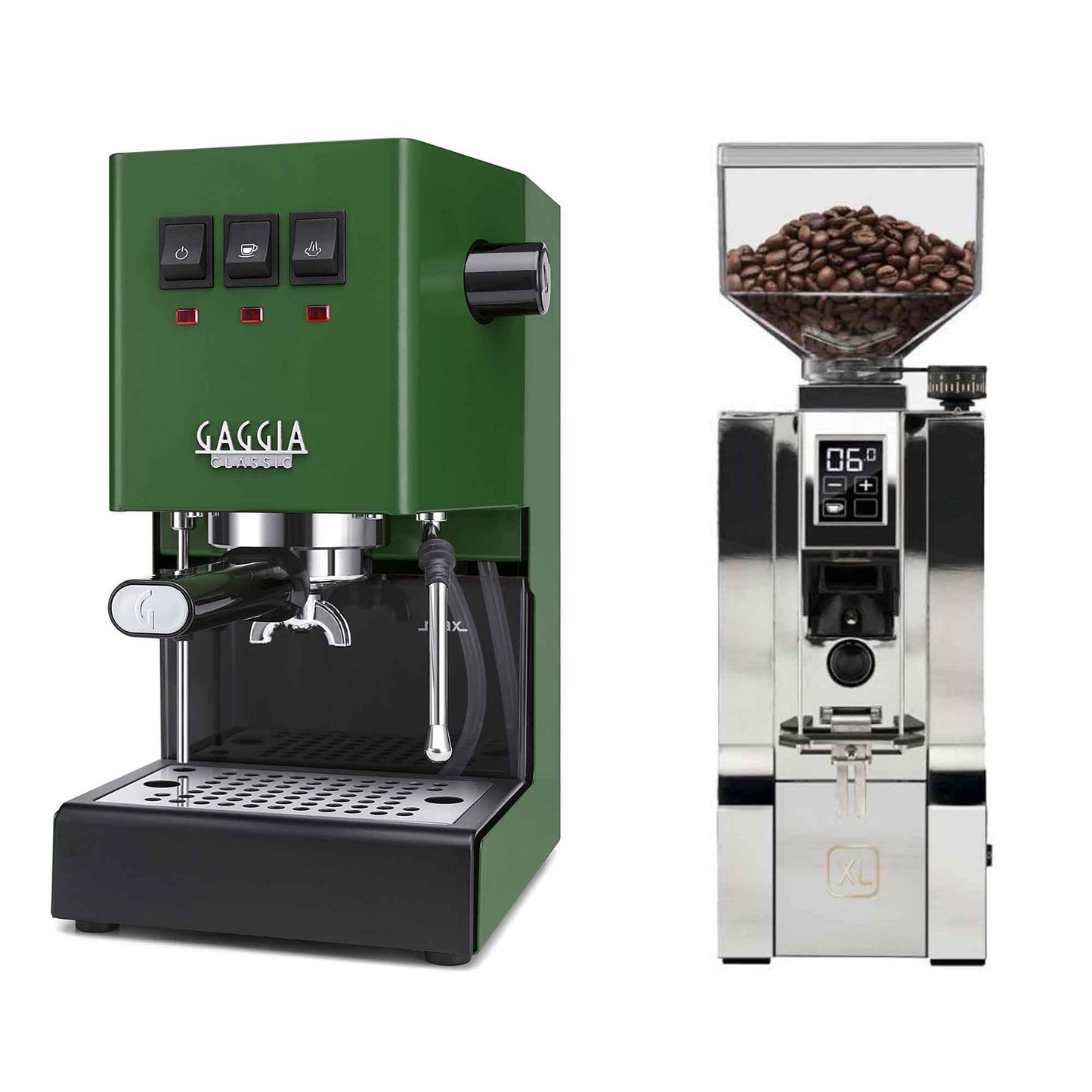 New - Gaggia Classic Evo Pro & Eureka Mignon XL Espresso Machine Package