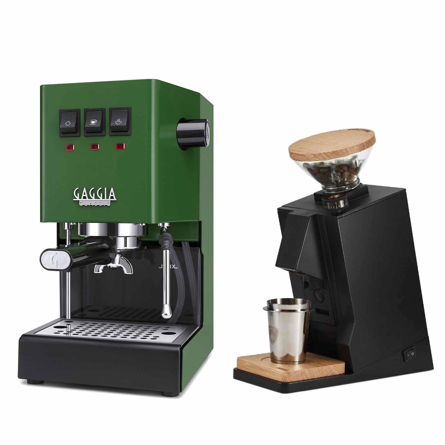 New - Gaggia Classic Evo Pro & Eureka Oro Single Dose Espresso Machine Package