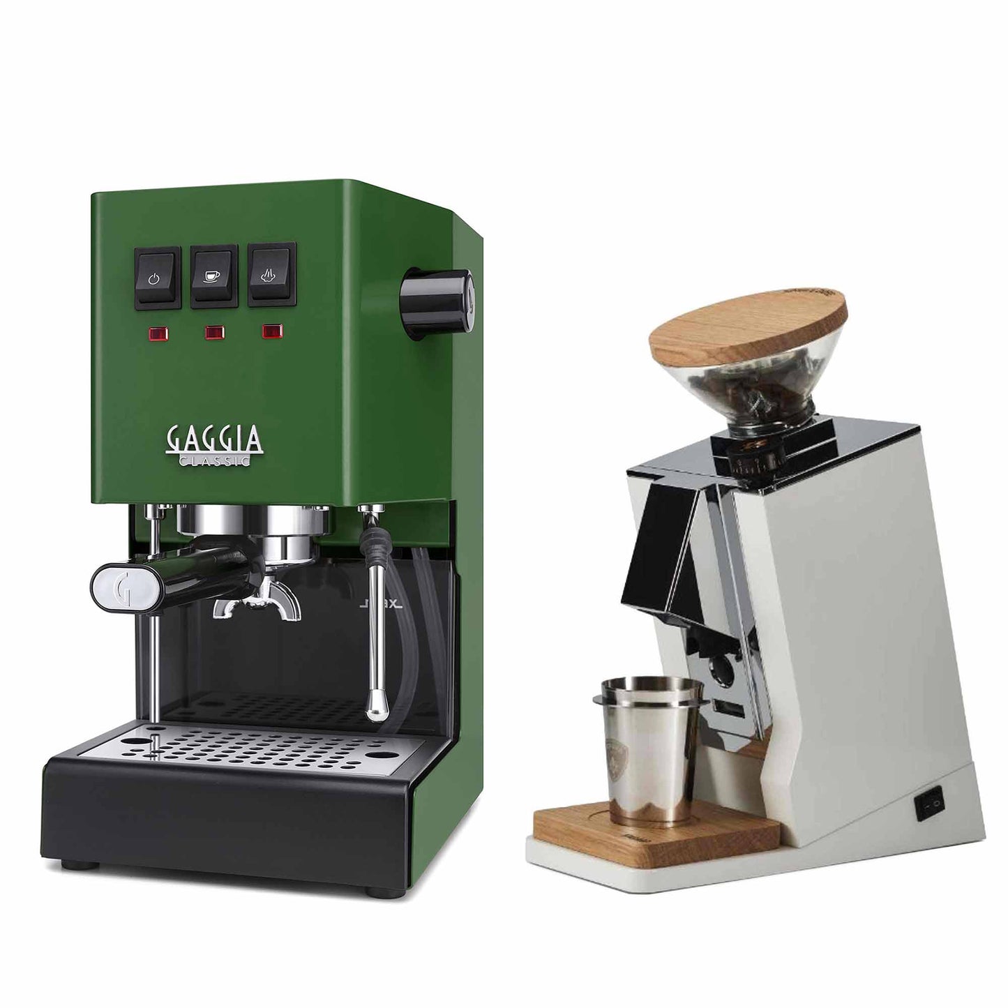 New - Gaggia Classic Evo Pro & Eureka Oro Single Dose Espresso Machine Package