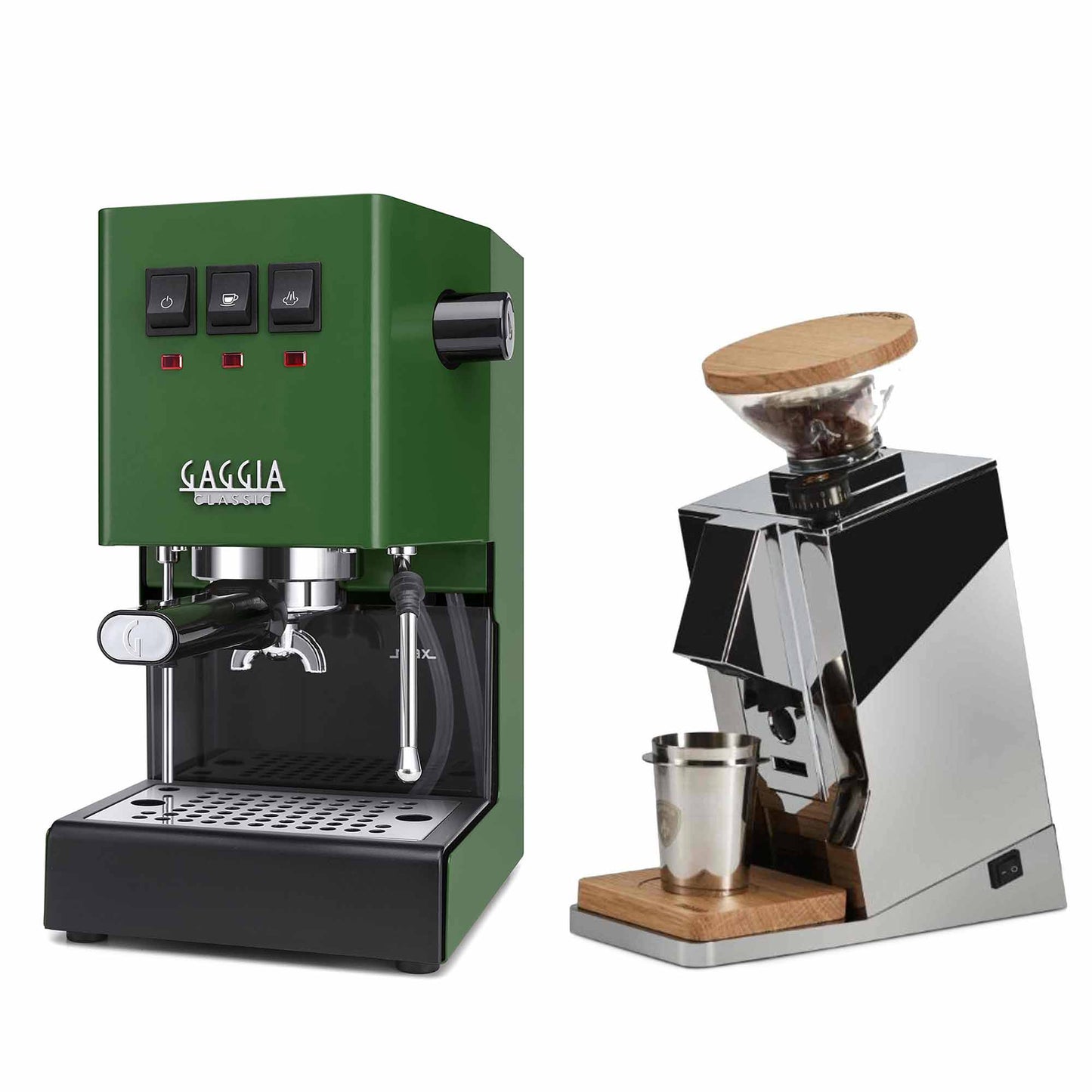 New - Gaggia Classic Evo Pro & Eureka Oro Single Dose Espresso Machine Package