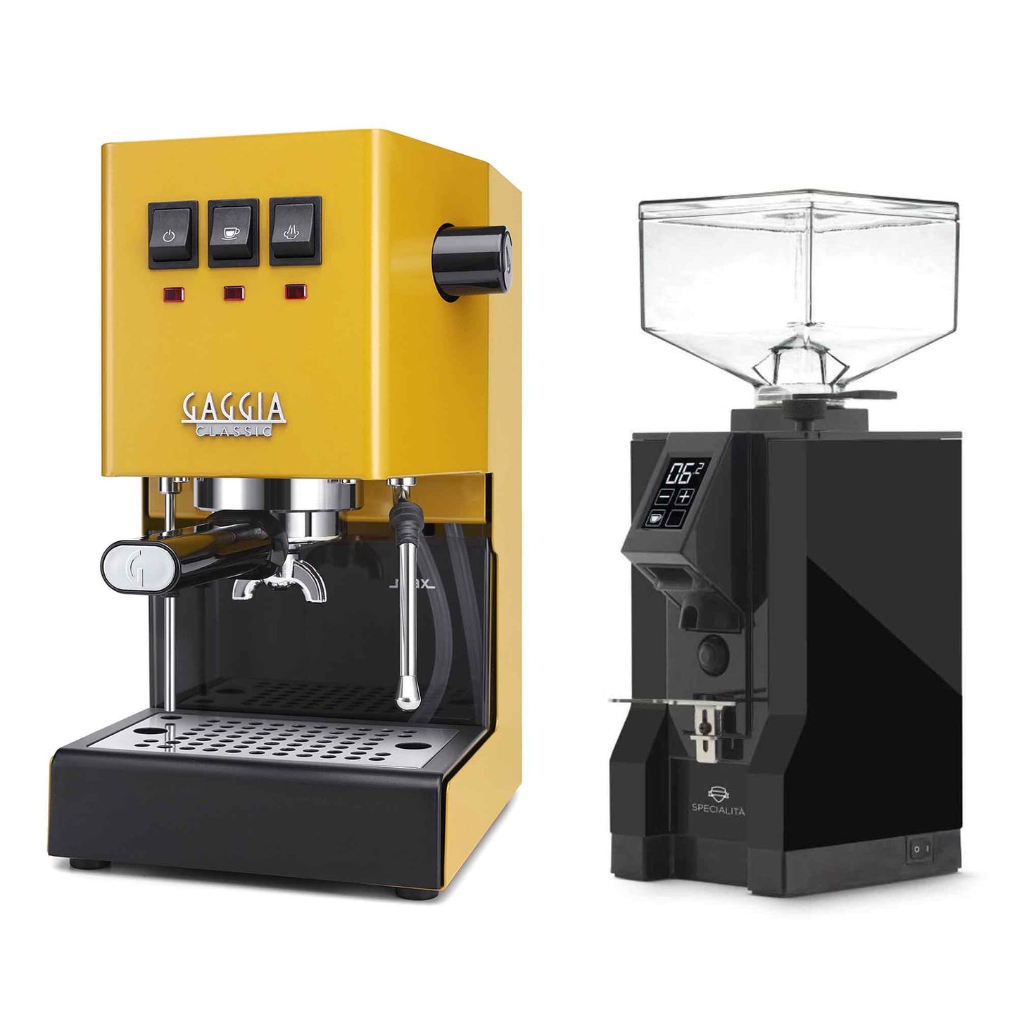 New - Gaggia Classic Evo Pro & Eureka Mignon Specialita Espresso Machine Package