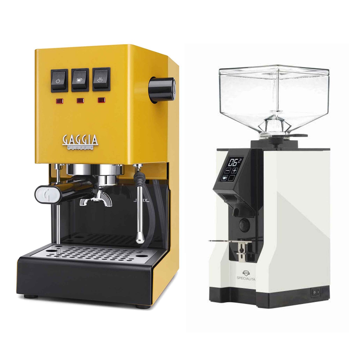 New - Gaggia Classic Evo Pro & Eureka Mignon Specialita Espresso Machine Package