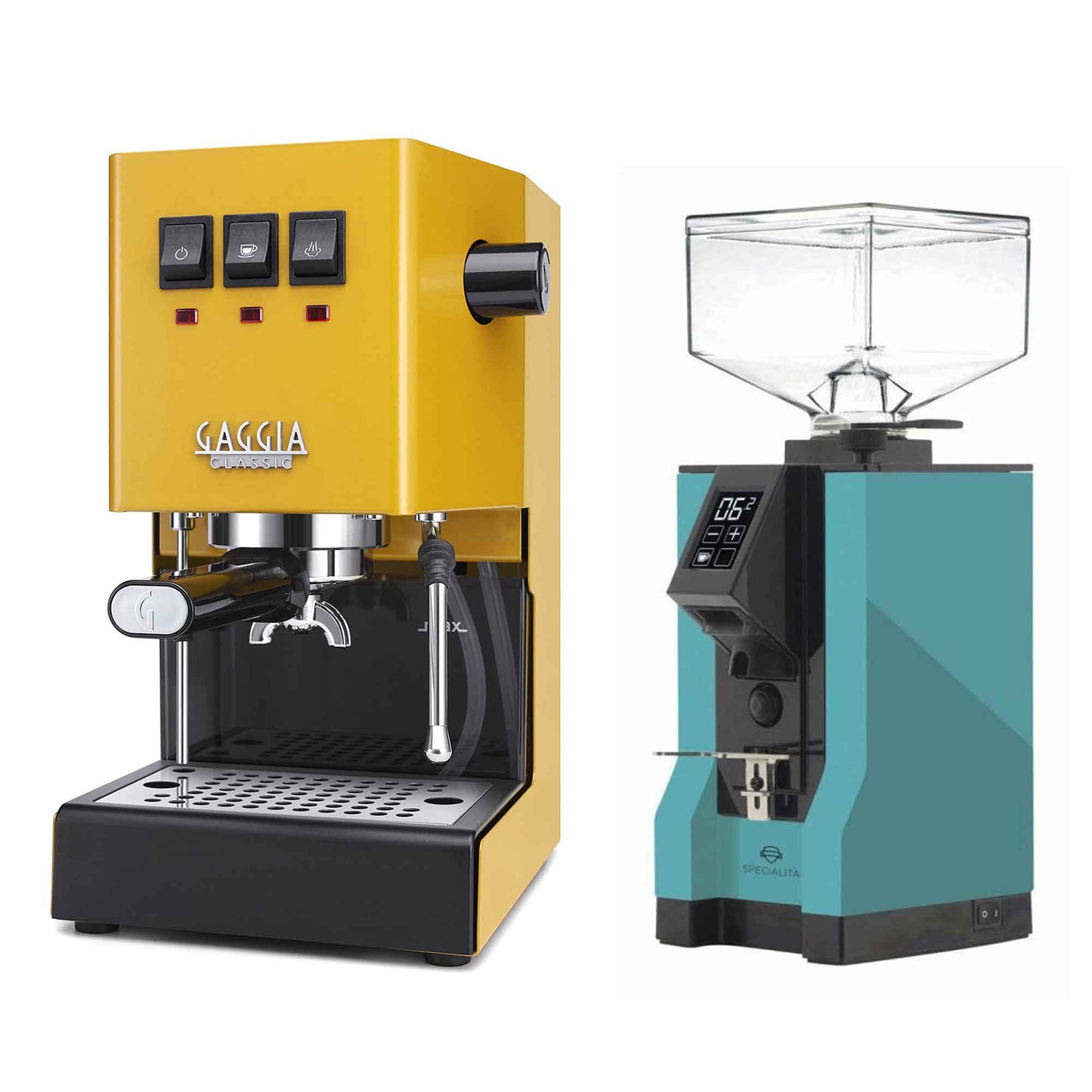 New - Gaggia Classic Evo Pro & Eureka Mignon Specialita Espresso Machine Package