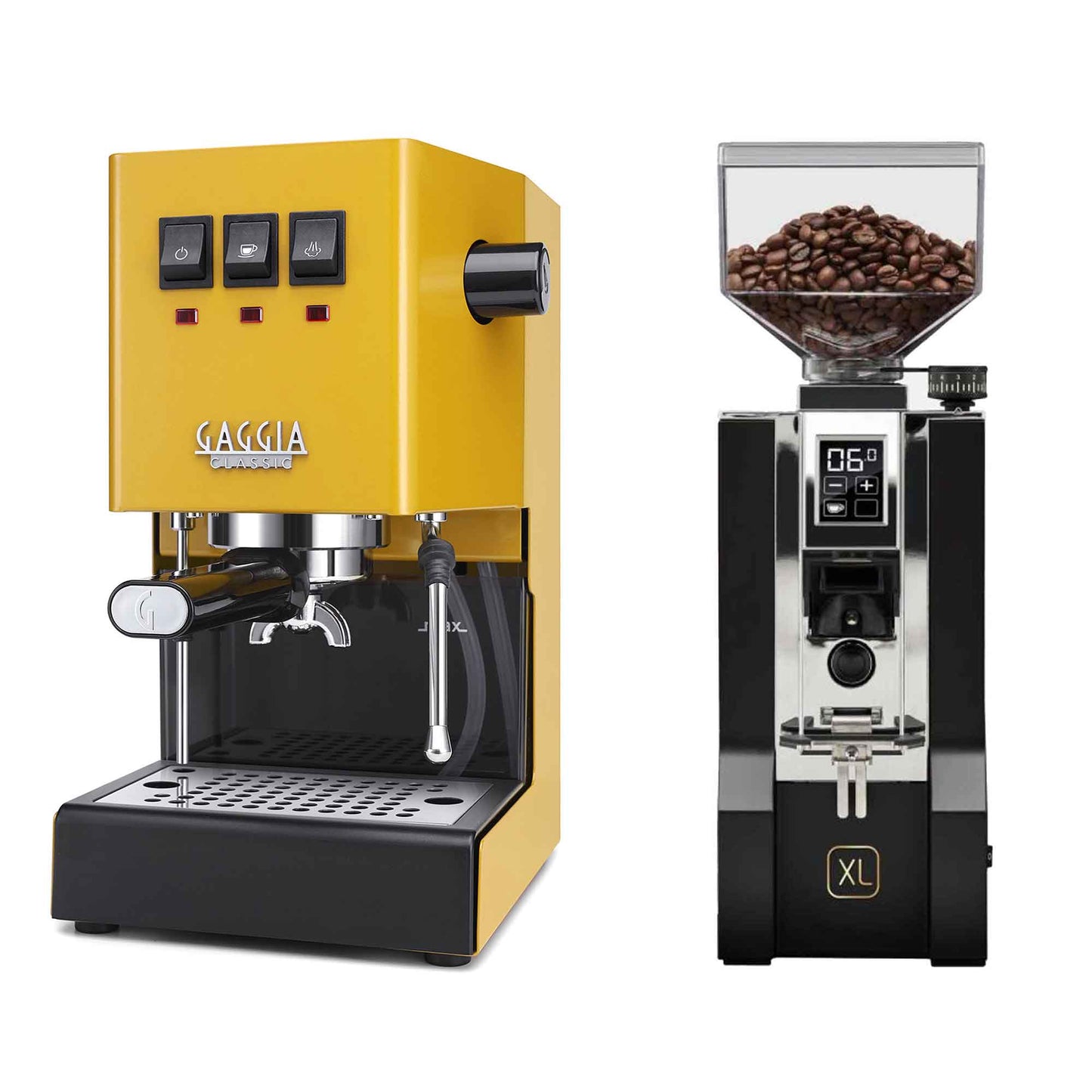 New - Gaggia Classic Evo Pro & Eureka Mignon XL Espresso Machine Package