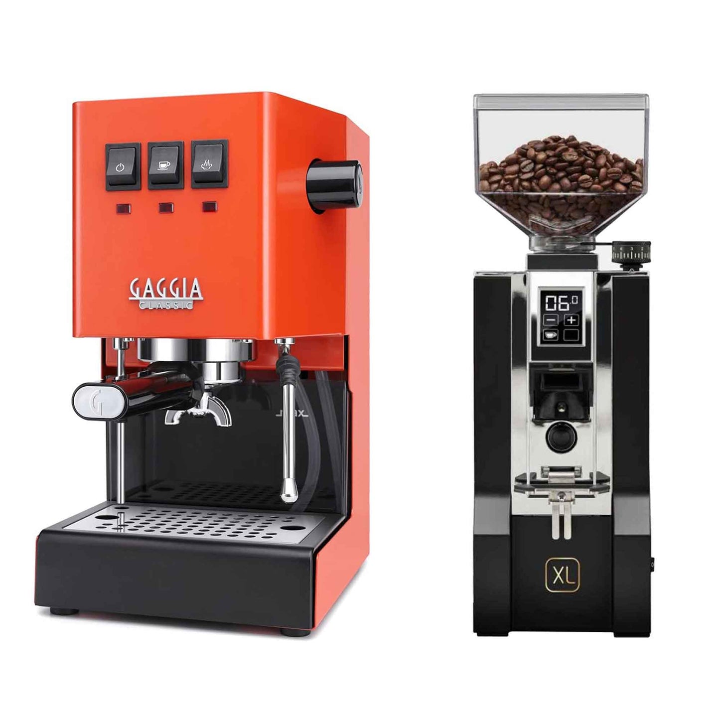 New - Gaggia Classic Evo Pro & Eureka Mignon XL Espresso Machine Package