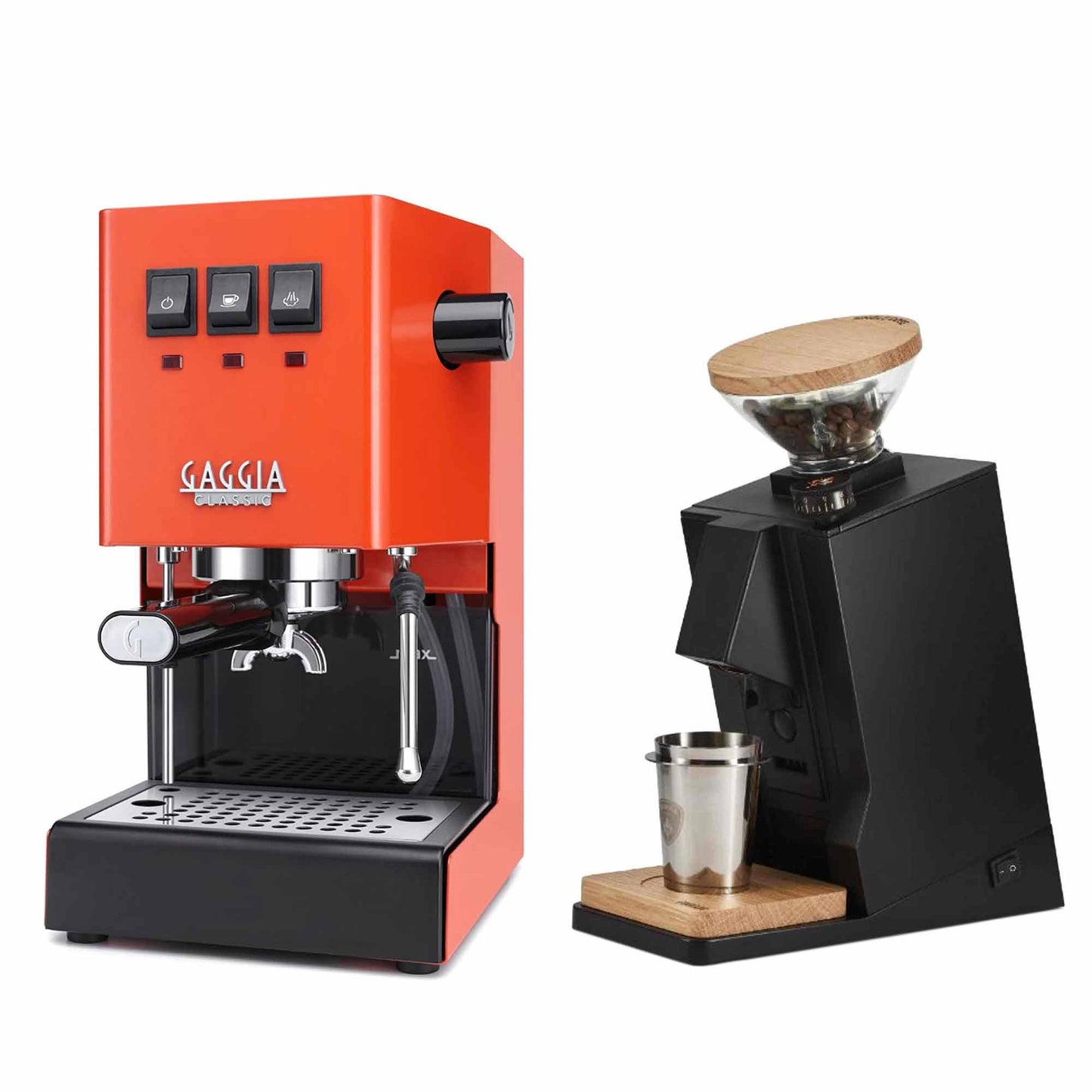 New - Gaggia Classic Evo Pro & Eureka Oro Single Dose Espresso Machine Package
