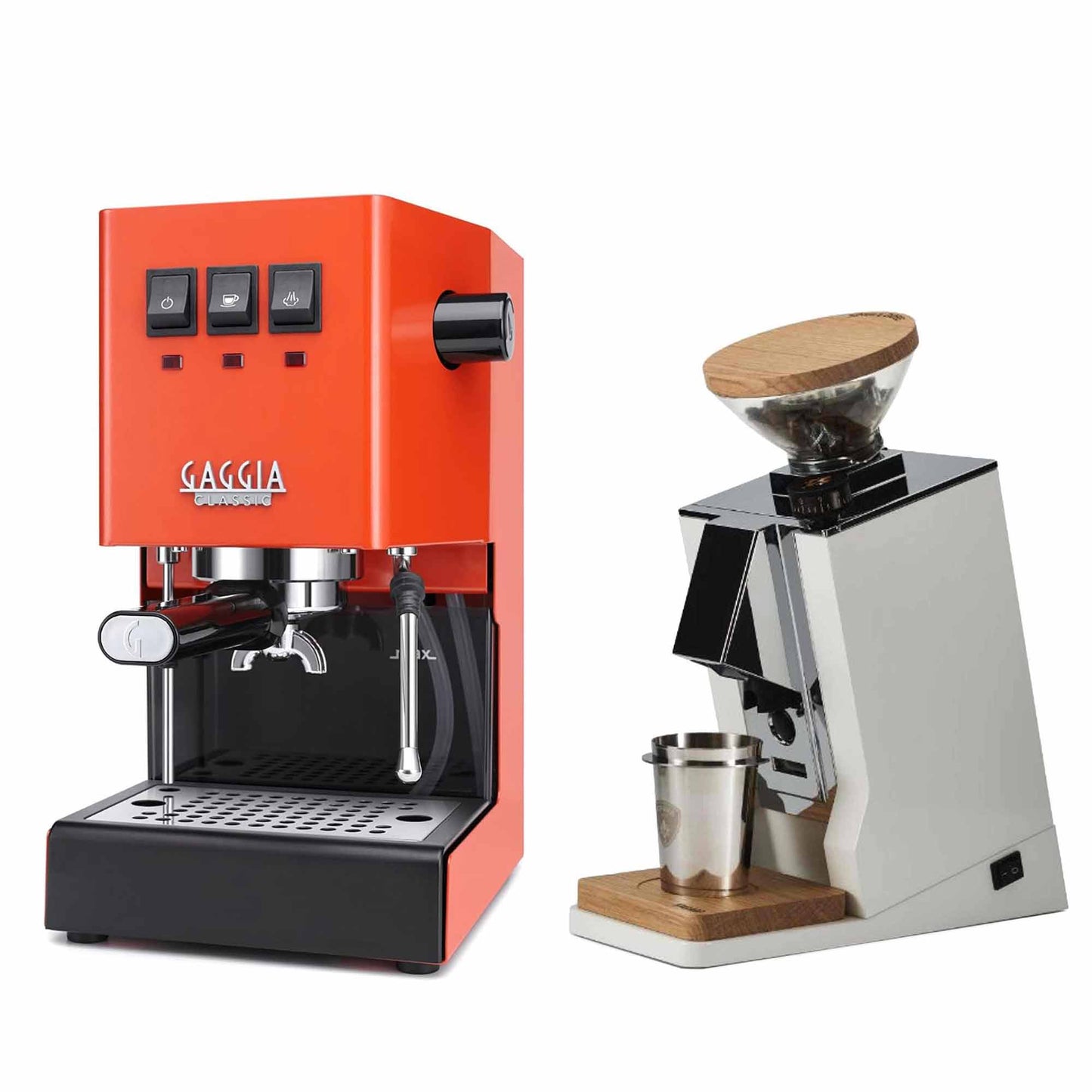 New - Gaggia Classic Evo Pro & Eureka Oro Single Dose Espresso Machine Package