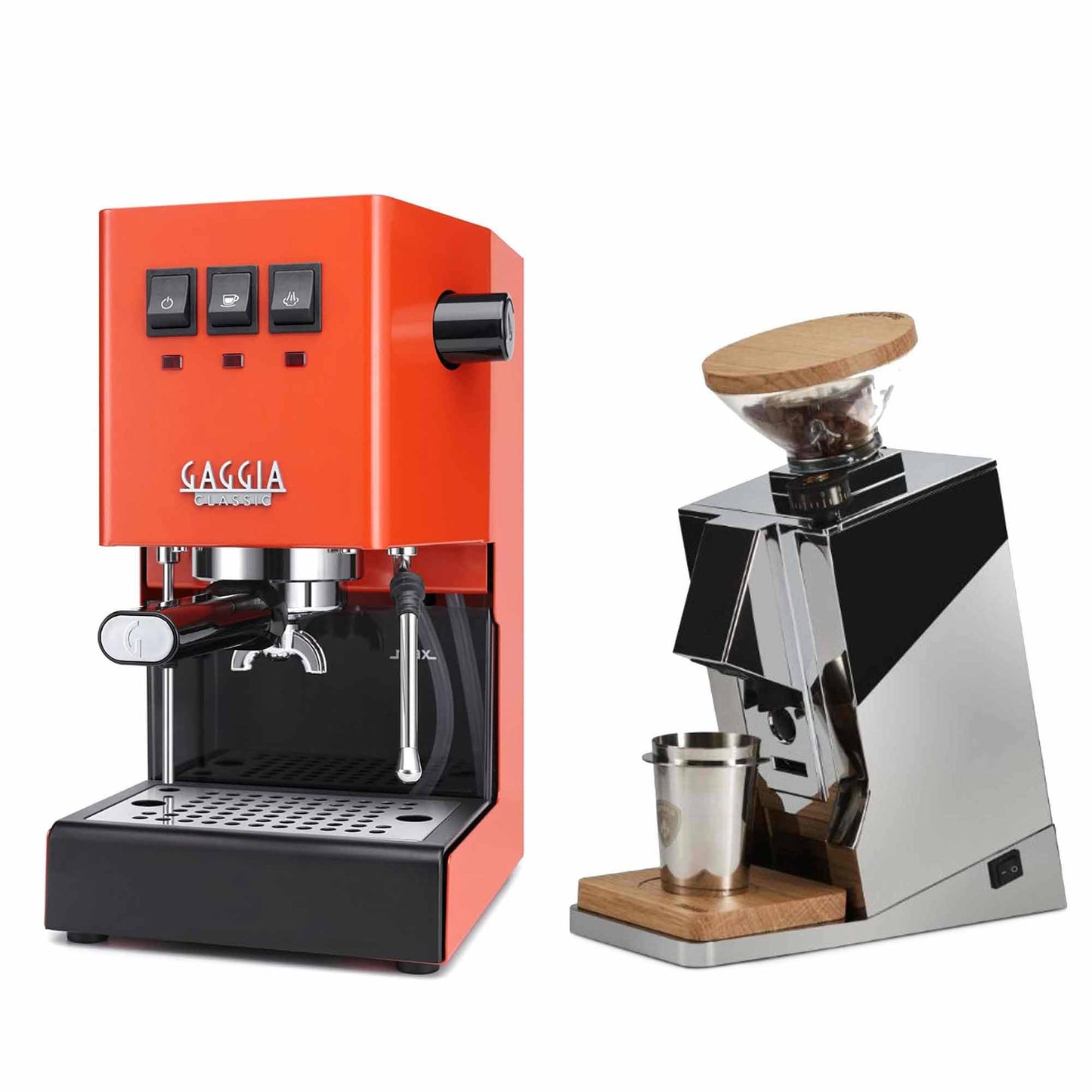 New - Gaggia Classic Evo Pro & Eureka Oro Single Dose Espresso Machine Package