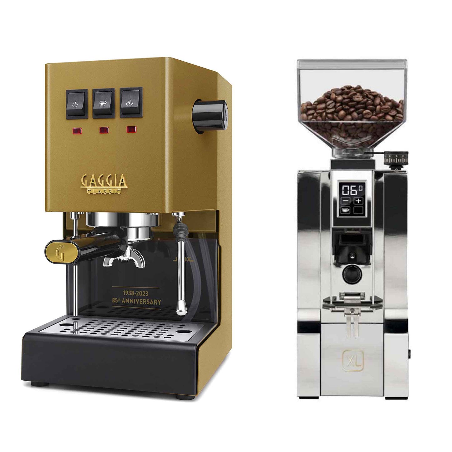 New - Gaggia Classic Evo Pro & Eureka Mignon XL Espresso Machine Package