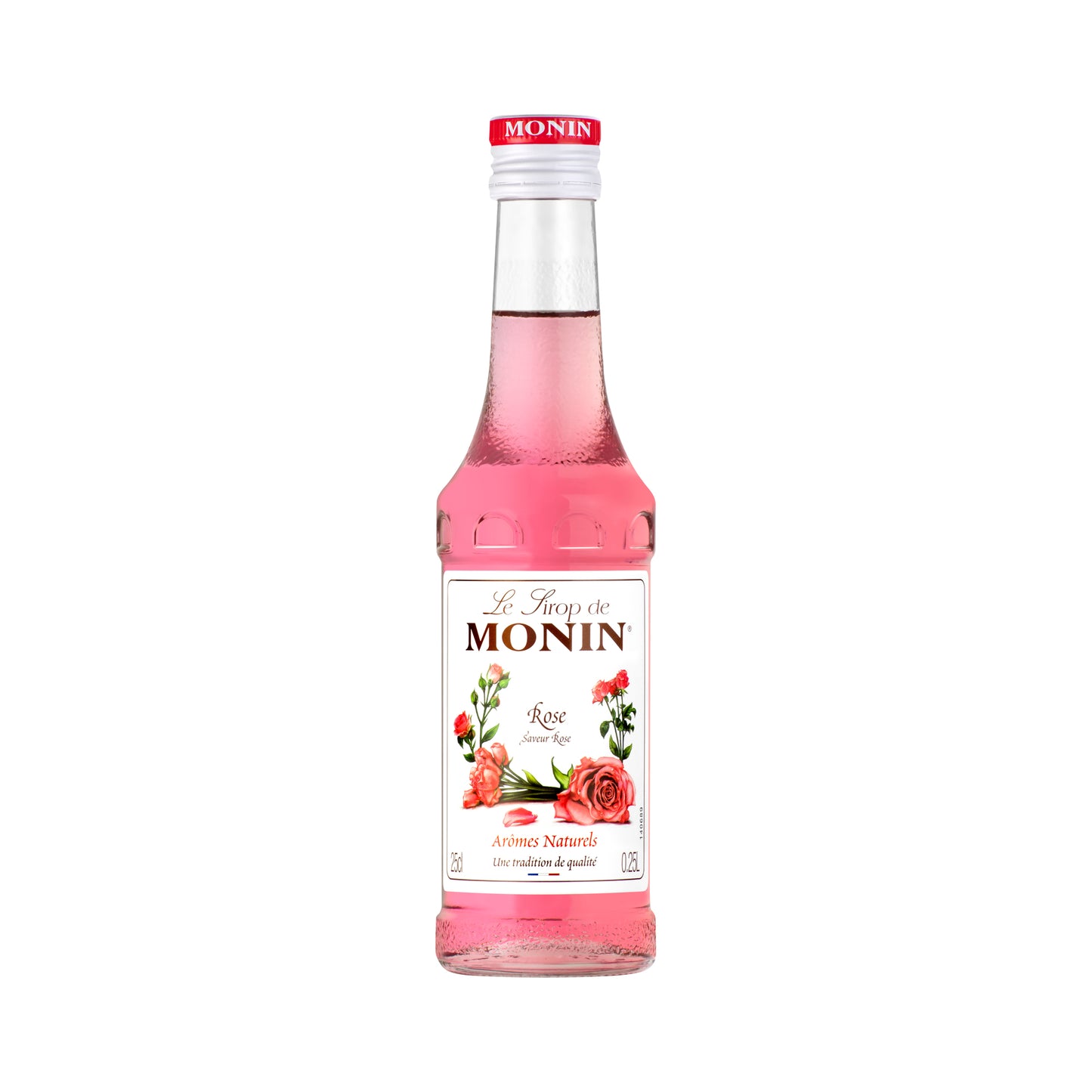 Monin Premium Rose Syrup 250ml Glass Bottle