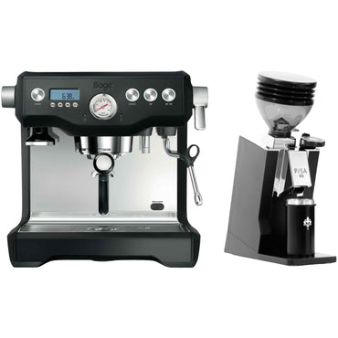 Sage The Dual Boiler Espresso Machine & Eureka Mignon Pisa 65 Espresso Bundle