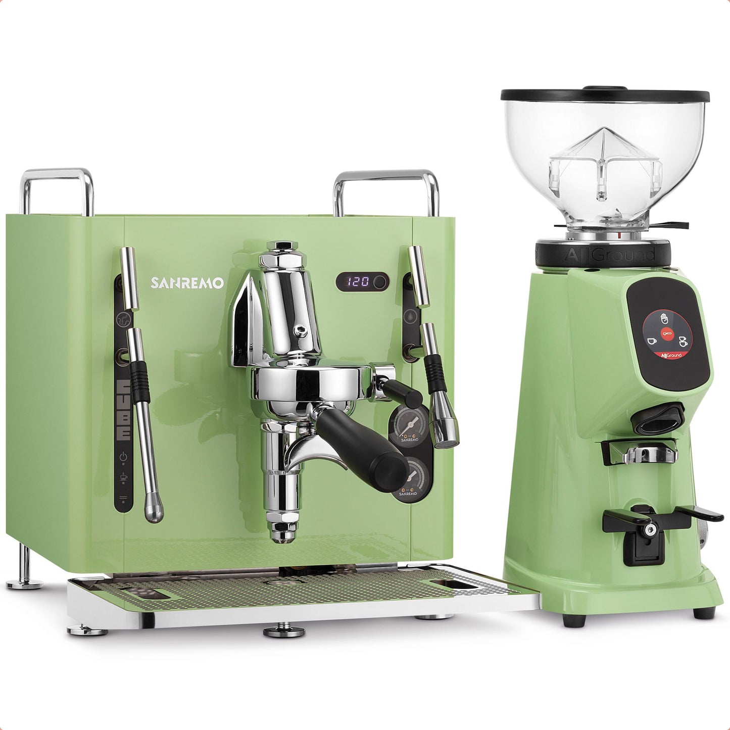 Sanremo Cube R Espresso Machine & Allground Grinder Package