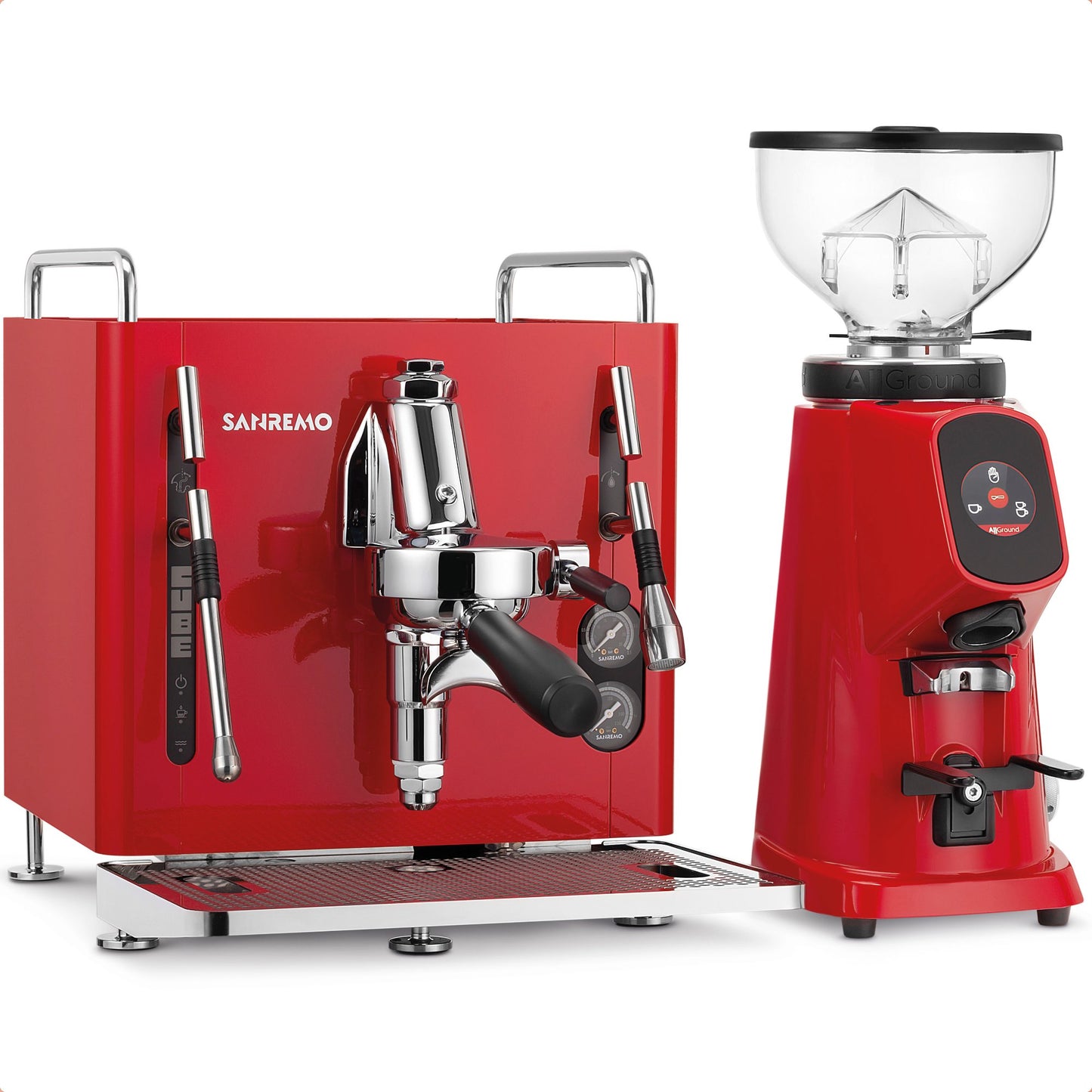 Sanremo Cube R Espresso Machine & Allground Grinder Package