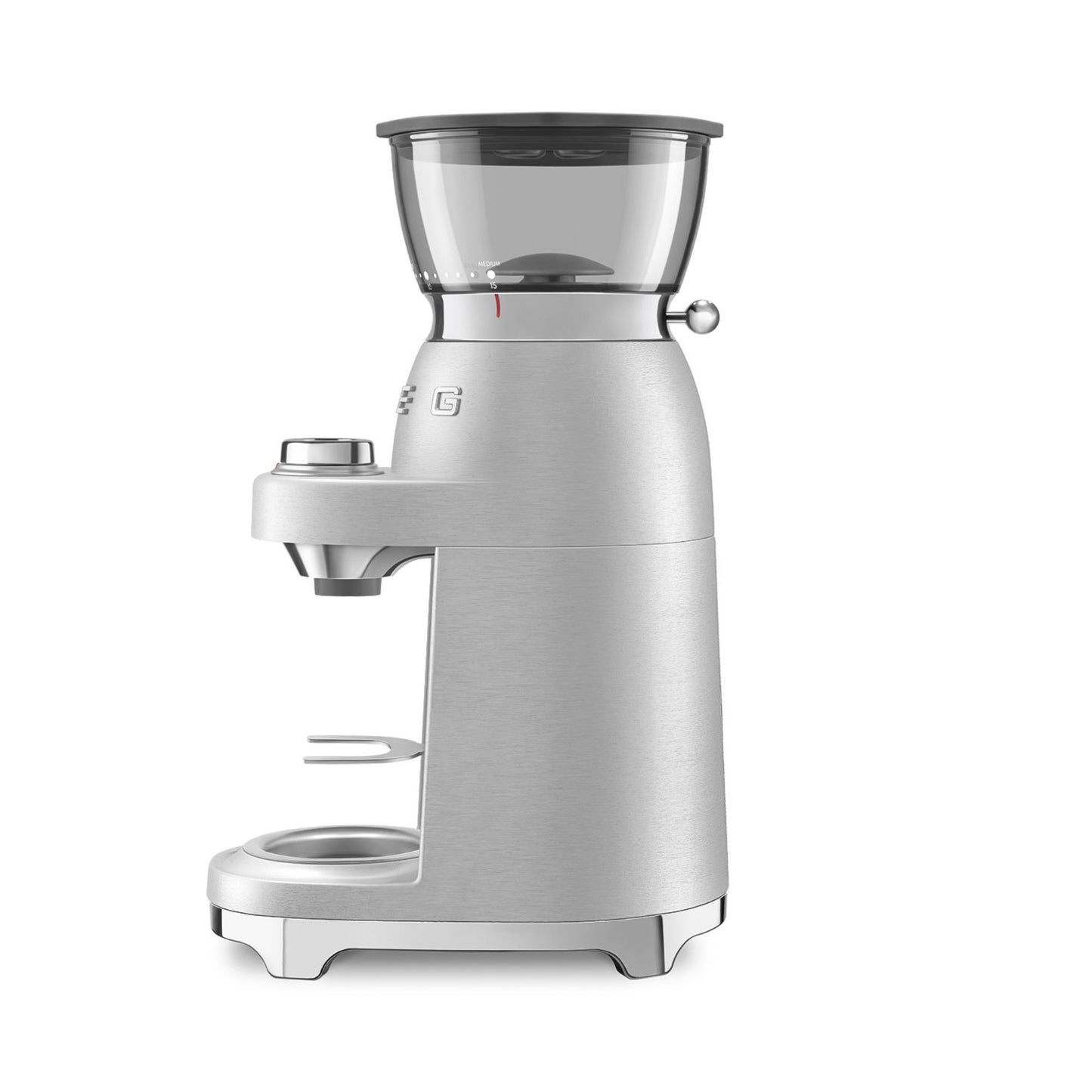 Smeg CGF02 Mini Pro Espresso Coffee Grinder - Stainless Steel
