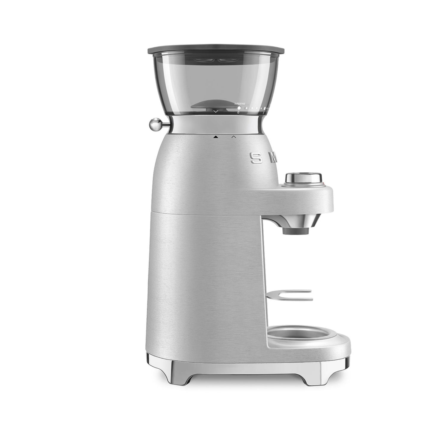Smeg CGF02 Mini Pro Espresso Coffee Grinder - Stainless Steel