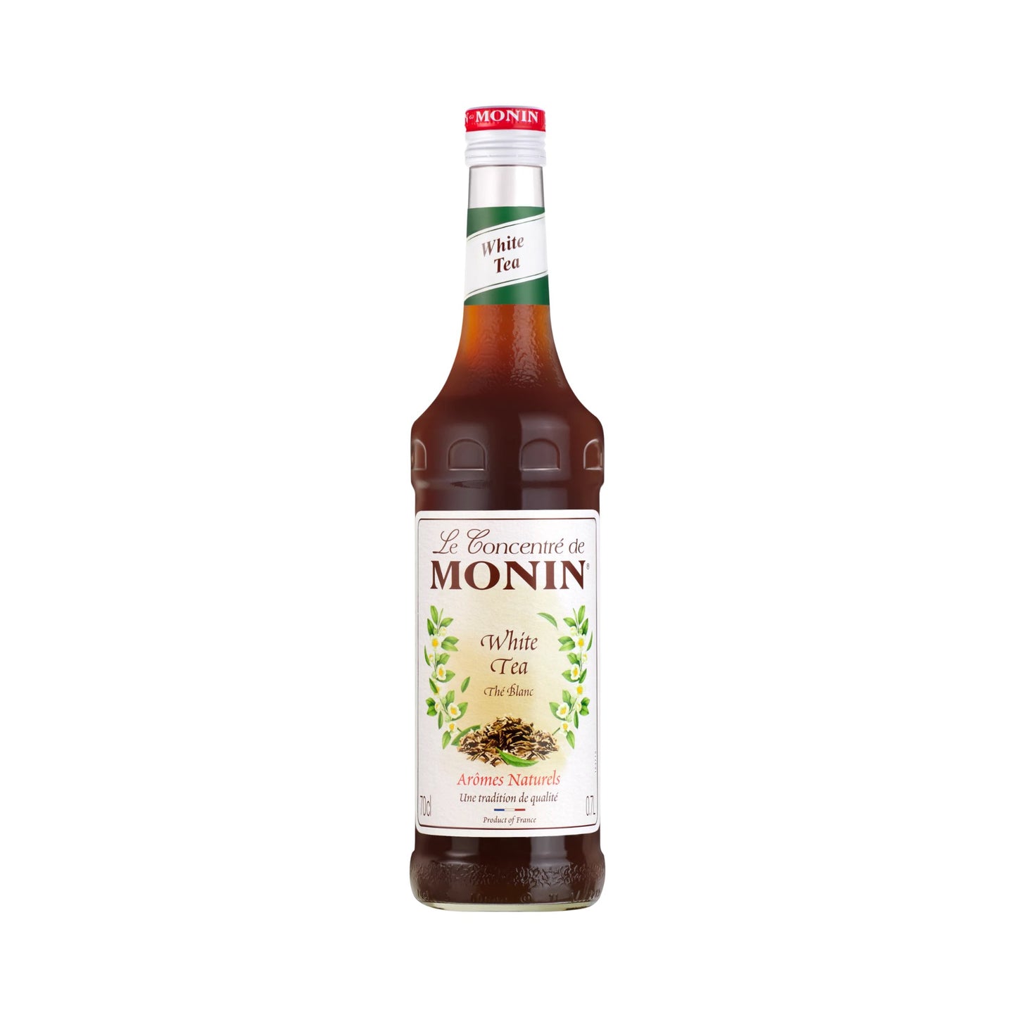 Monin Premium White Tea Syrup 700ml Glass Bottle