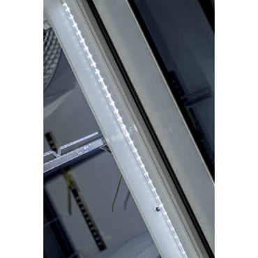 Prodis XPD1250-P-G-LE Heavy Duty Low Energy Double Door Tall Shop Display Fridge