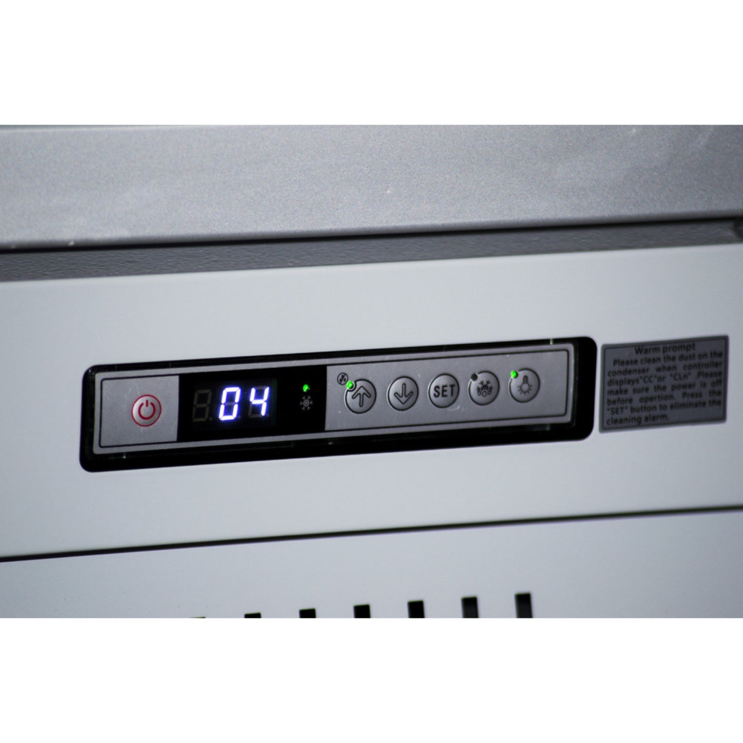 Prodis XPD1250-P-G-LE Heavy Duty Low Energy Double Door Tall Shop Display Fridge