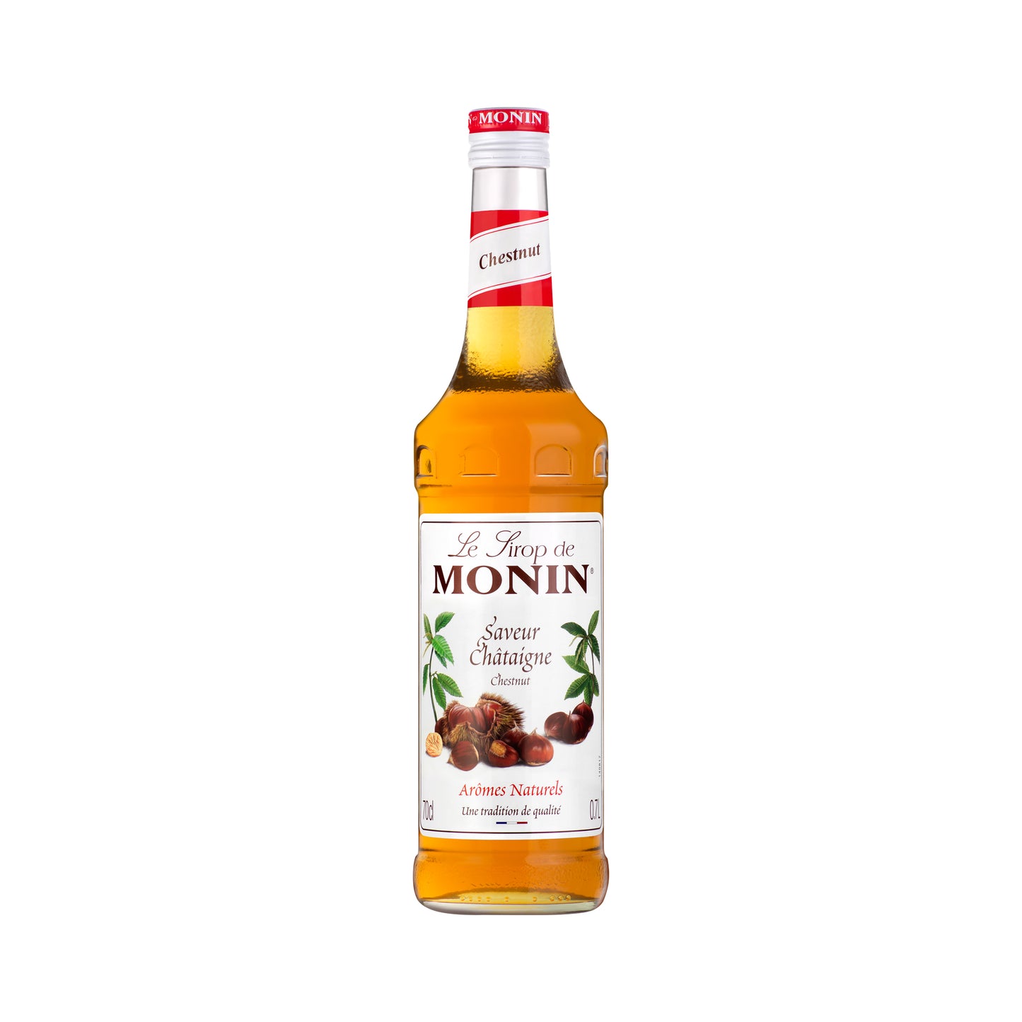 Monin Premium Chestnut Syrup 700ml Glass Bottle