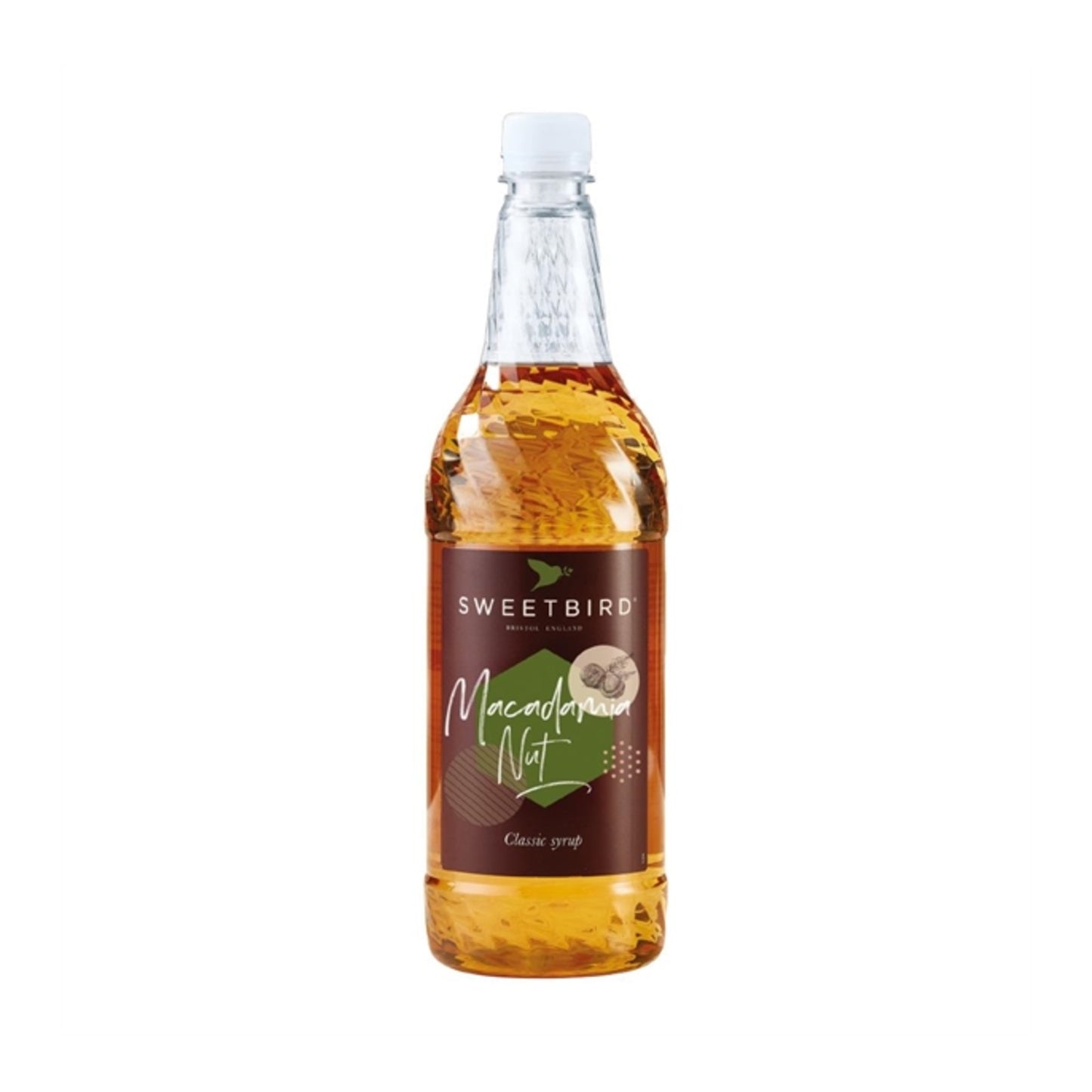 Sweetbird Macadamia Nut Coffee Syrup - 1 Litre Bottle