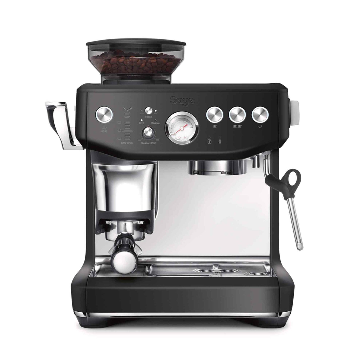 Sage Barista Express Impress Espresso Machine - Black Truffle