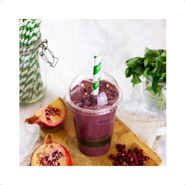 Vegware Compostable Jumbissimo 10mm Paper Straws 7.8in - Case of 1600