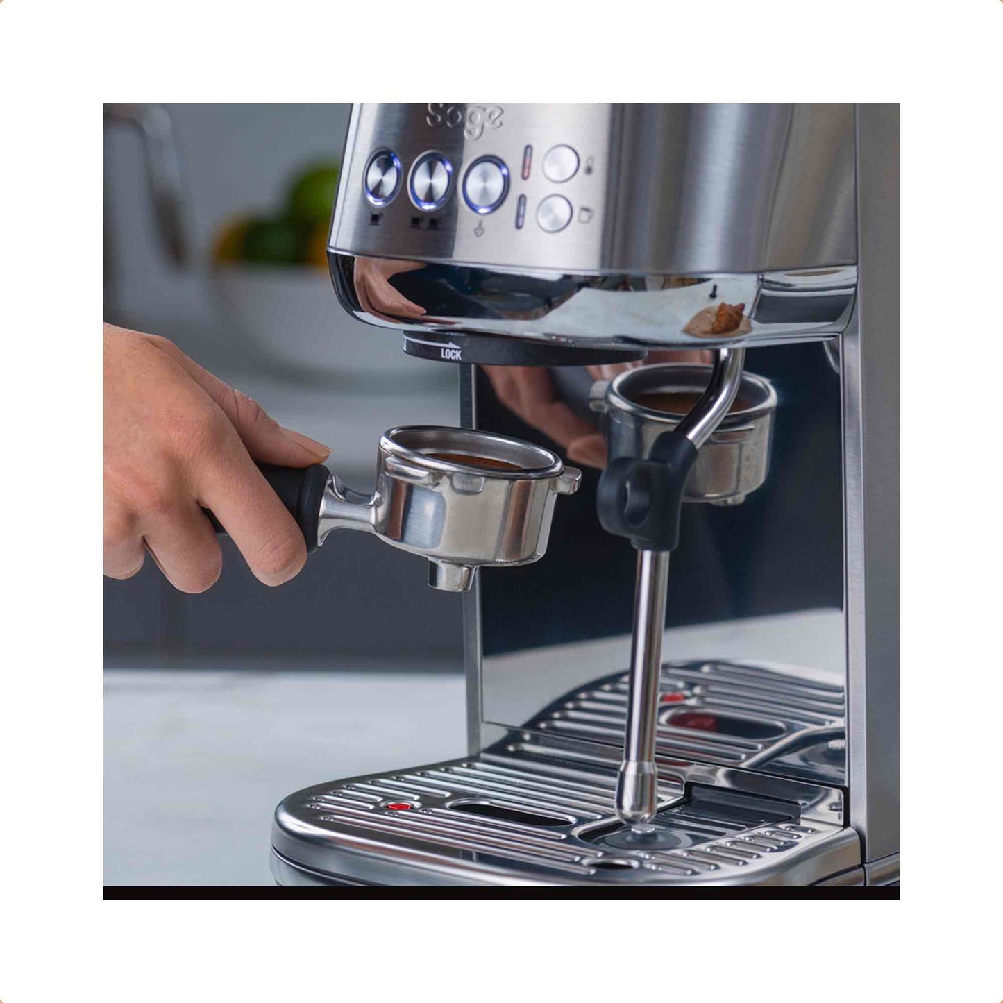 Sage Bambino Plus Espresso Machine - Silver