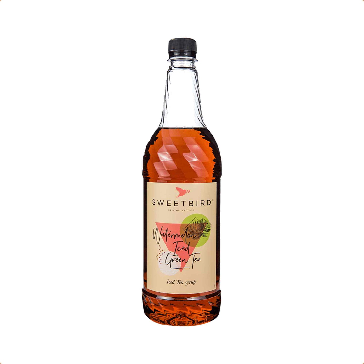 Sweetbird Watermelon Iced Green Tea Syrup - 1 Litre Bottle