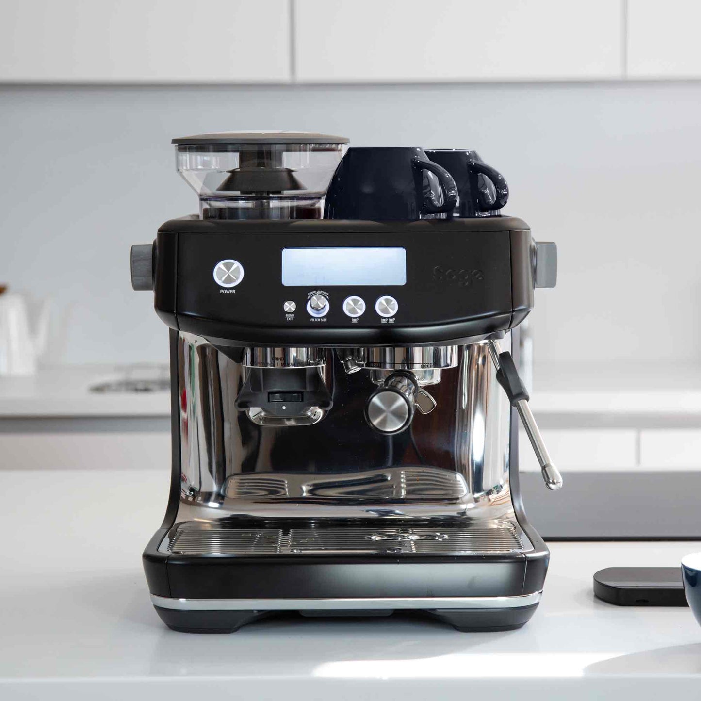 Sage Barista Pro Espresso Machine - Black Truffle - Milk Jug Included