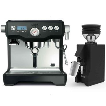 Sage The Dual Boiler Espresso Machine + Eureka Mignon Zero Grinder Package