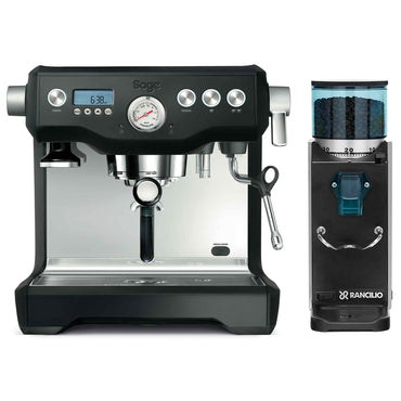 Sage The Dual Boiler Espresso Machine + Rancilio Rocky SD Grinder Package