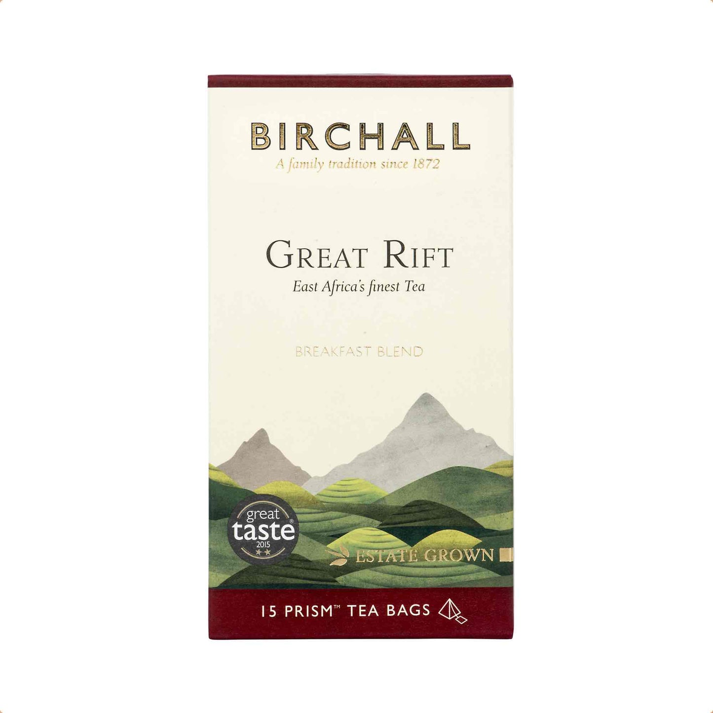 Birchall Great Rift Breakfast Blend Prism Tea Bags