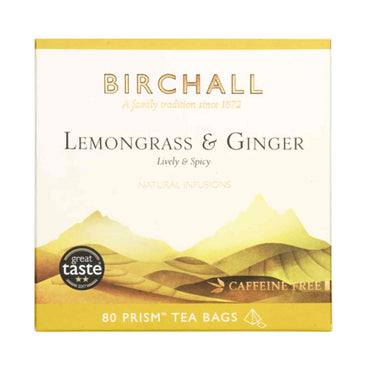 Birchall Lemongrass & Ginger Prism Tea Bags