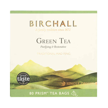 Birchall Mao Feng Green Tea Prism Tea Bags
