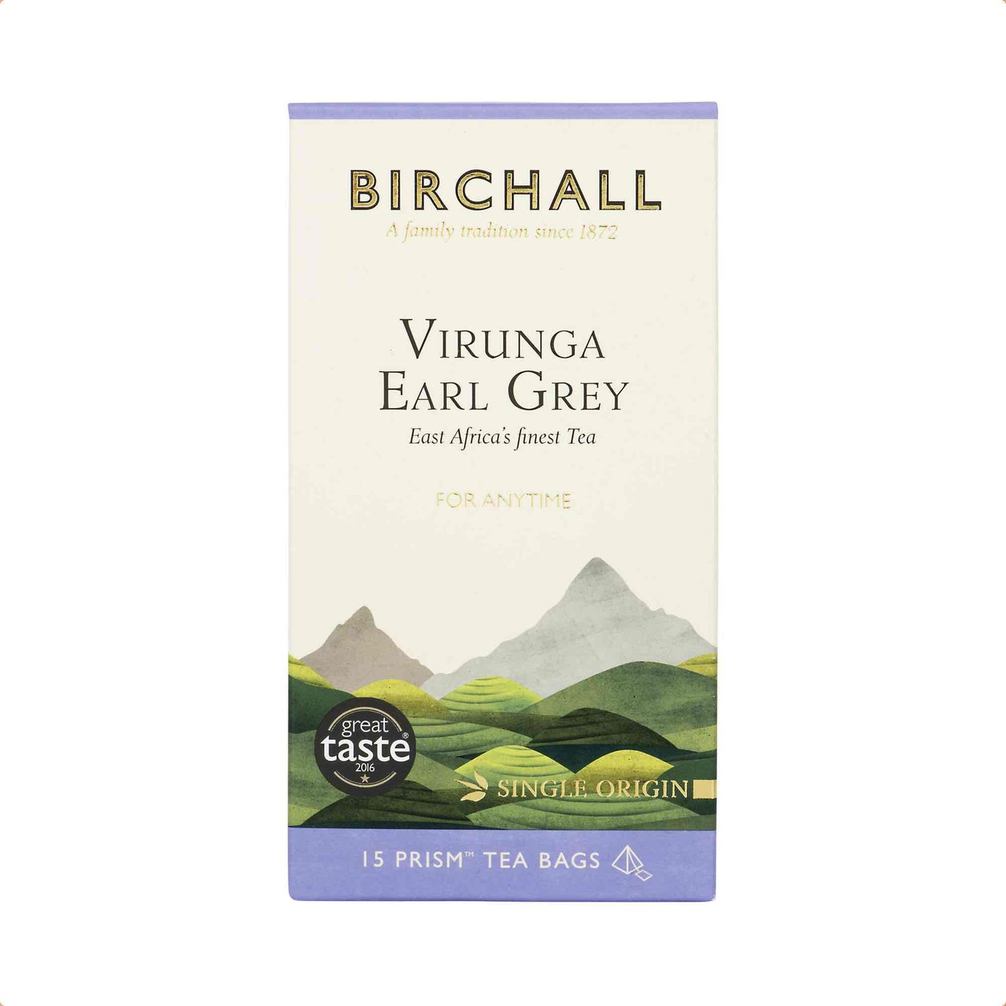 Birchall Virunga Earl Grey Prism Tea Bags