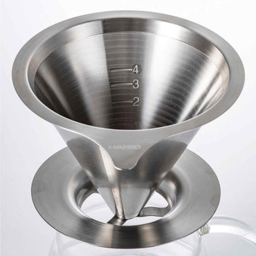 Hario V60 02 Double Mesh Metal Dripper - 1-4 Cup