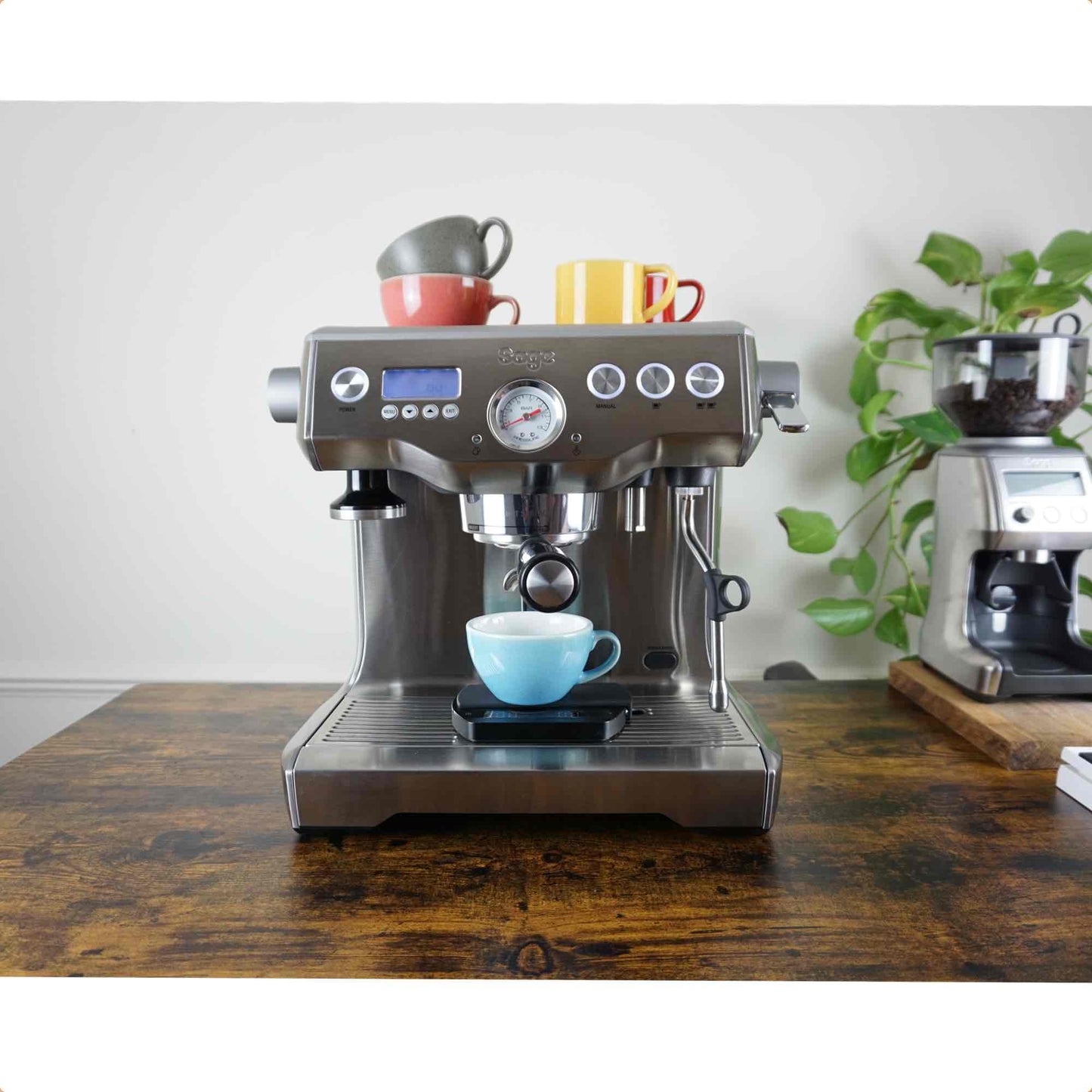 Sage the Dynamic Duo Espresso Machine and Coffee Grinder
