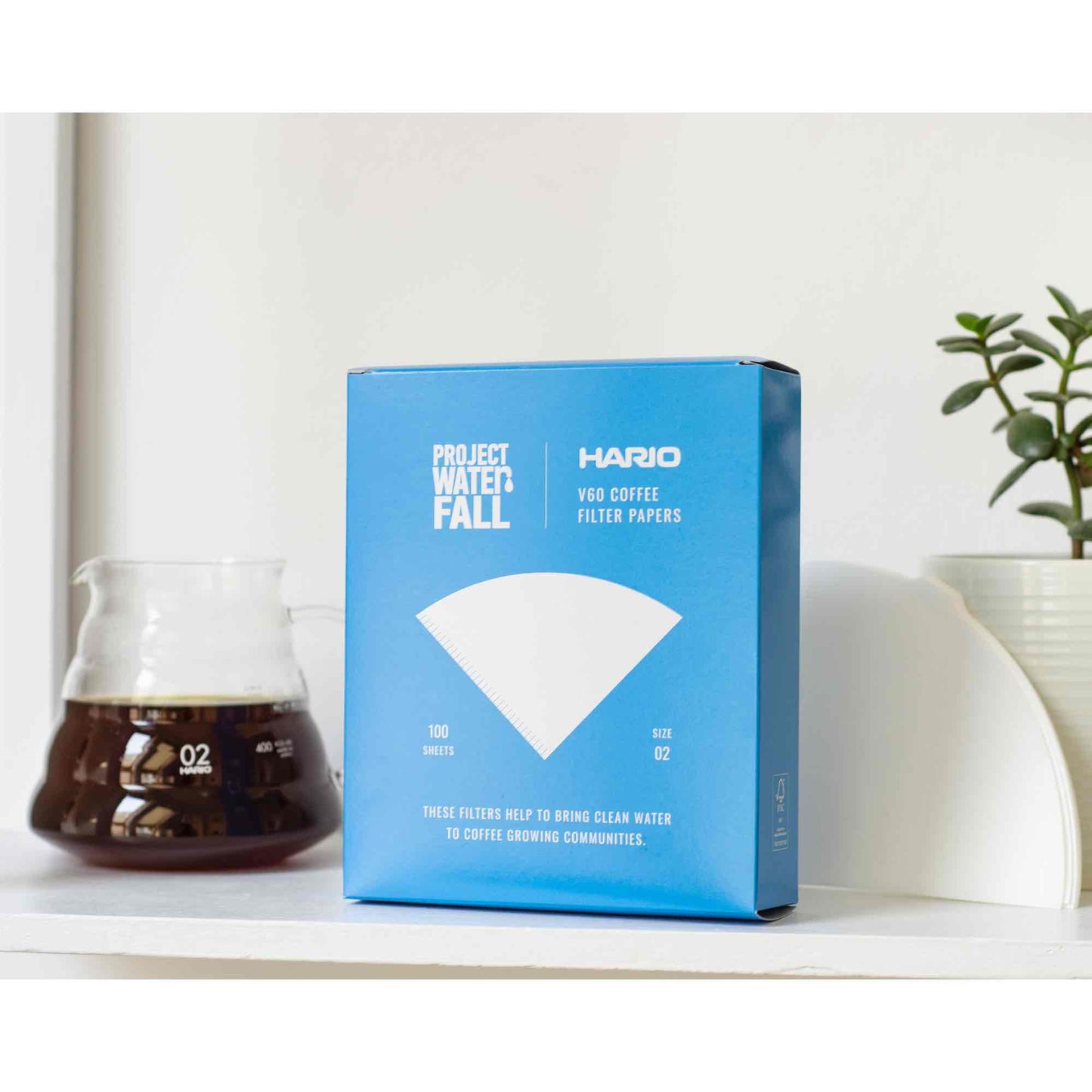 Hario Project Waterfall V60 02 Filter Papers (100 pack)