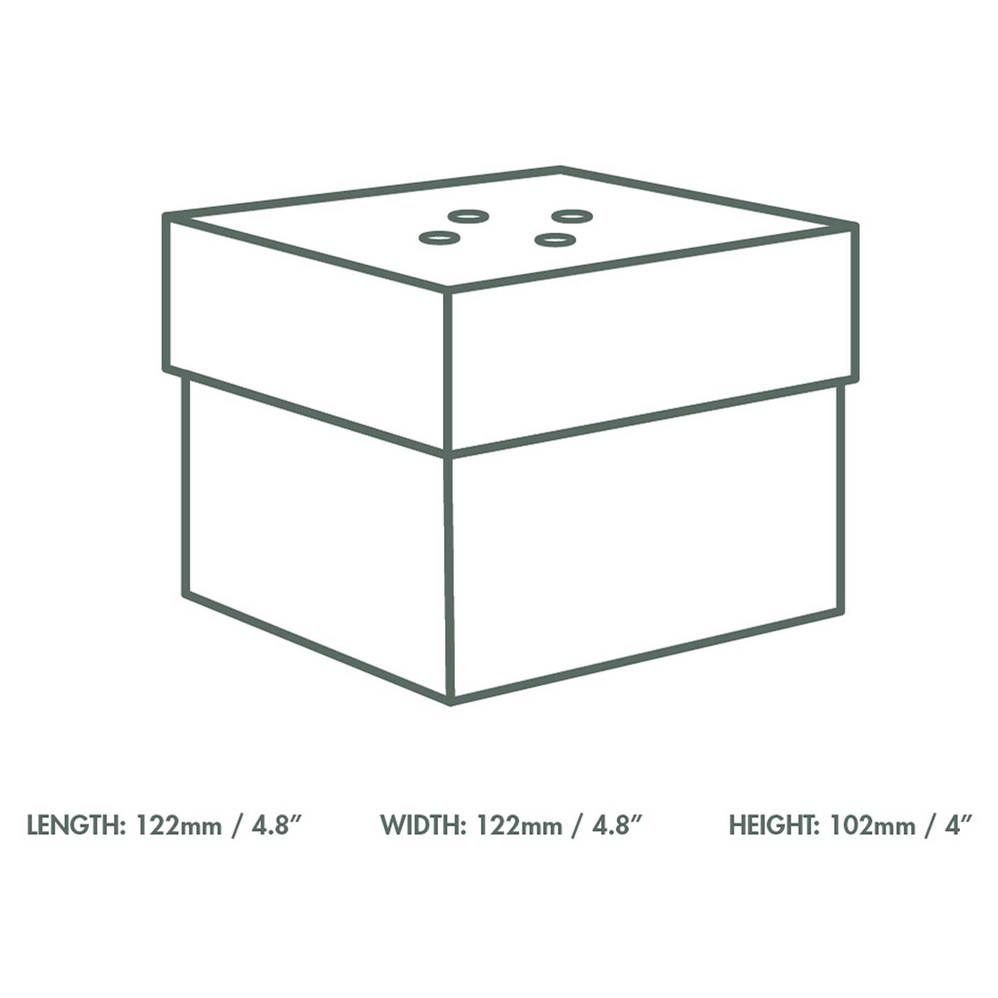Vegware Compostable Premium Burger Box 10.5cm / 5in - Kraft - Case of 100