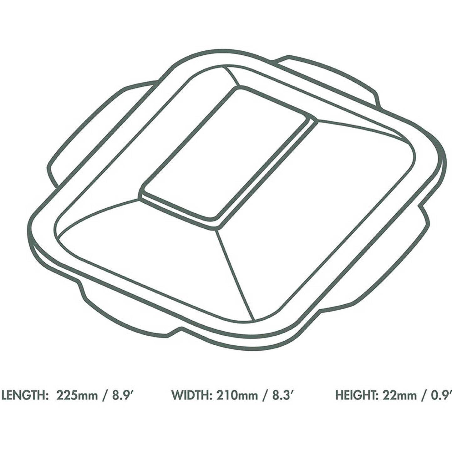 Vegware Compostable Size 4 Bagasse Gourmet Lid - Case of 600
