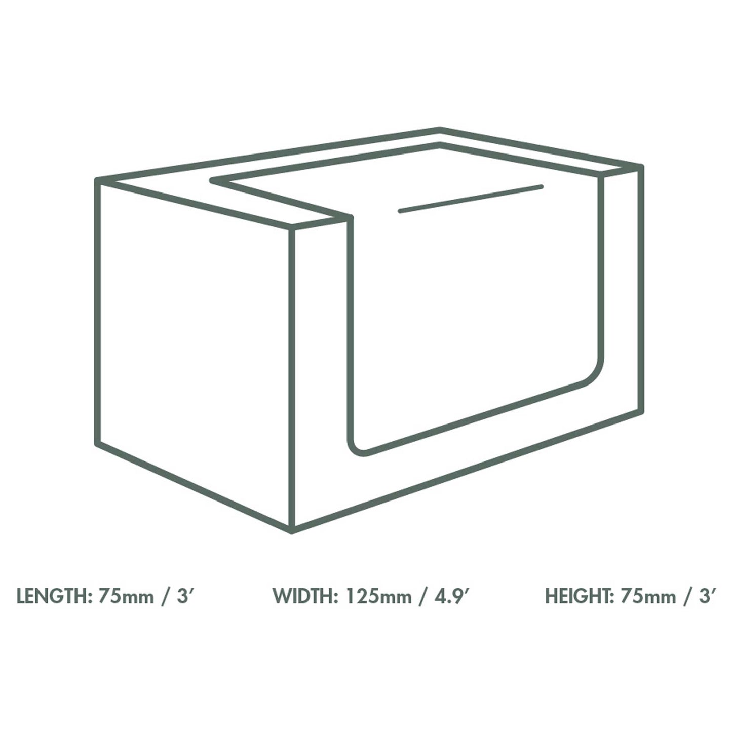 Vegware Compostable Bloomer Sandwich Kraft Box - Case of 500