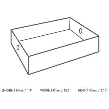 Vegware Compostable Platter Box Half Insert - Case of 50