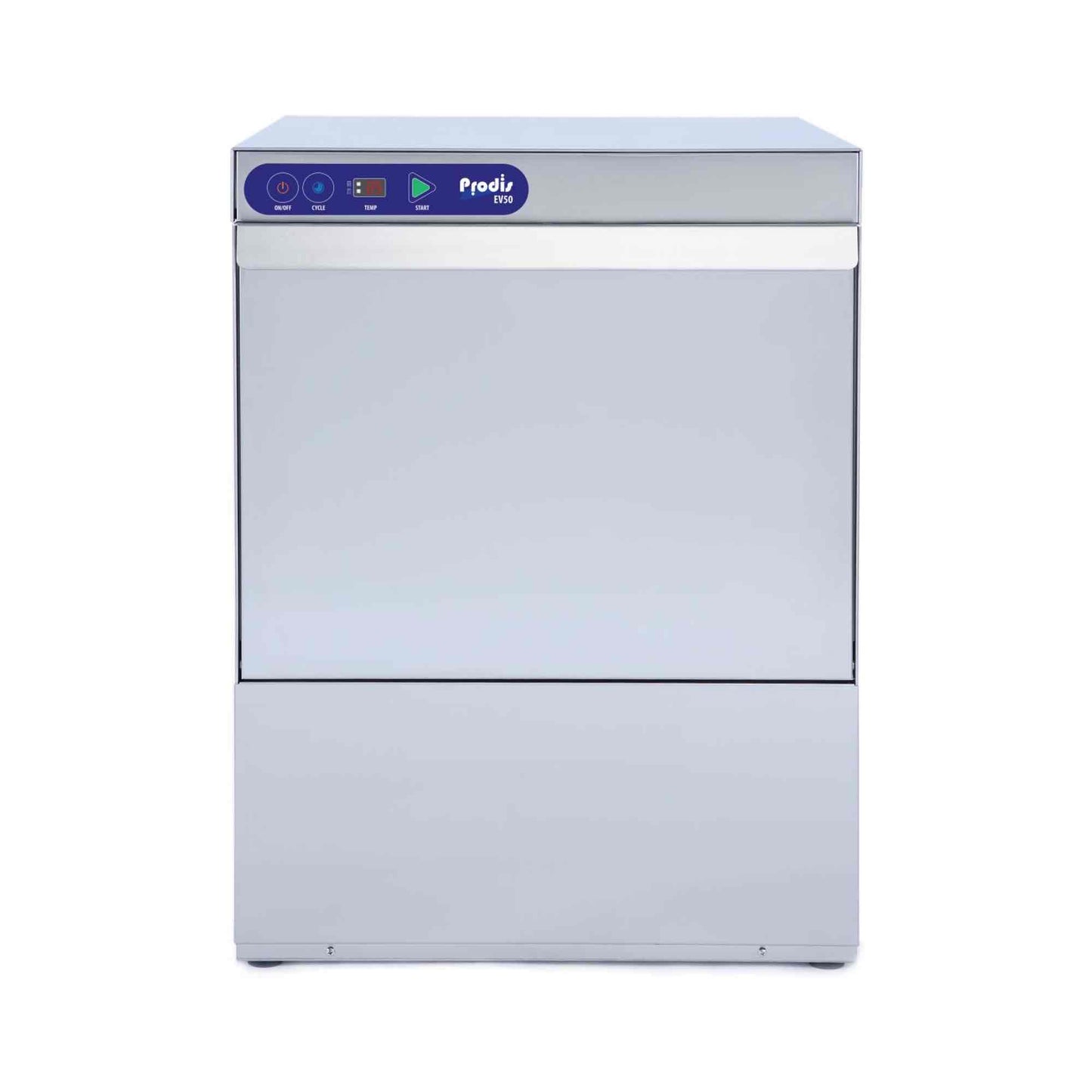 Prodis EV50, 500mm Heavy Duty Electronic Commercial Glasswasher, Drain Pump